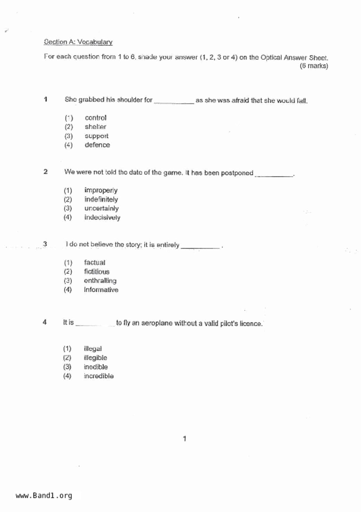 P4English試卷