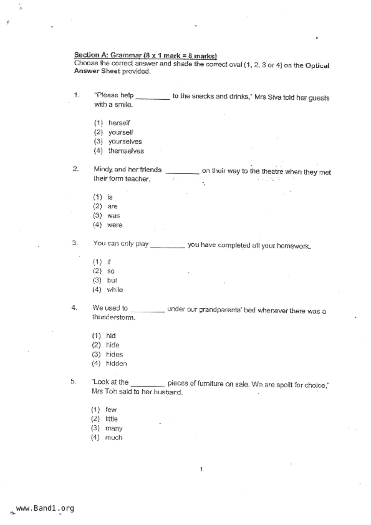 P4English試卷