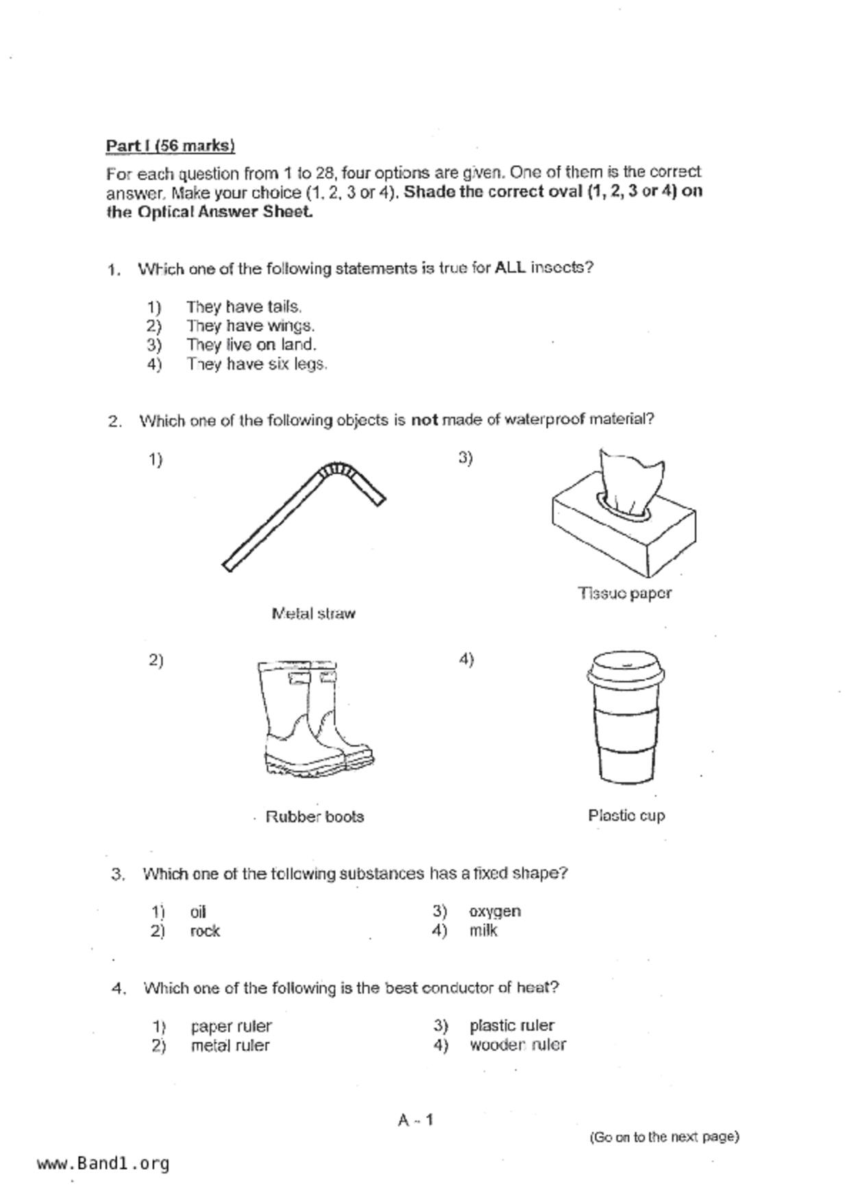 P4Science試卷
