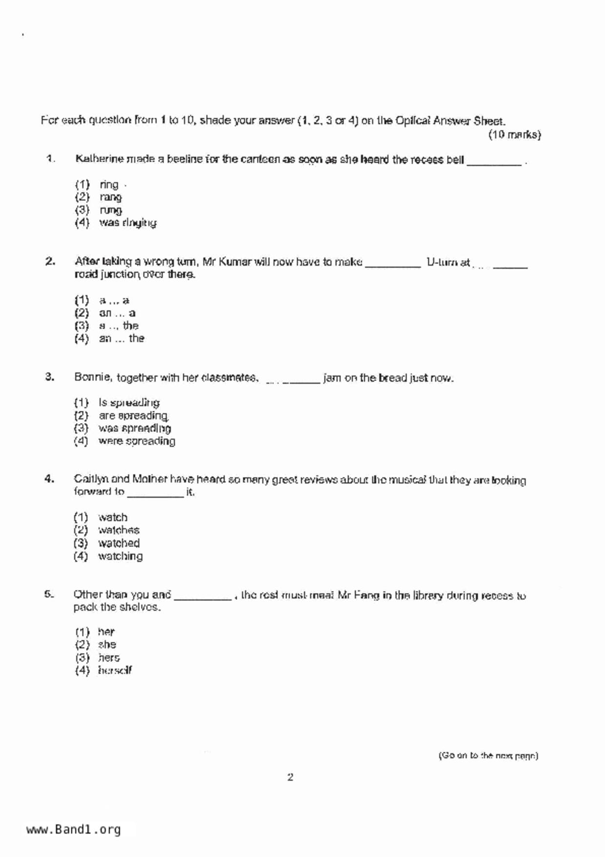 P6English試卷