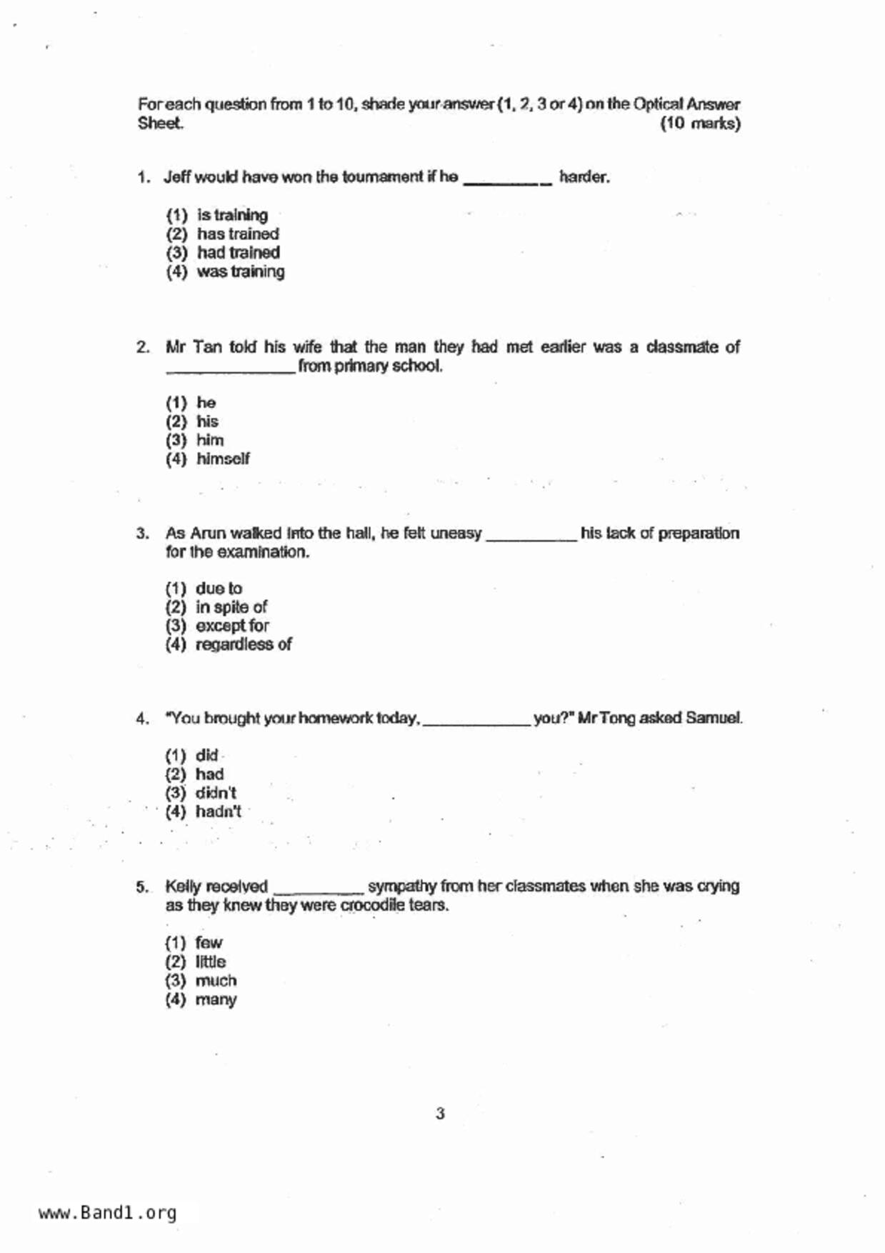 P6English試卷