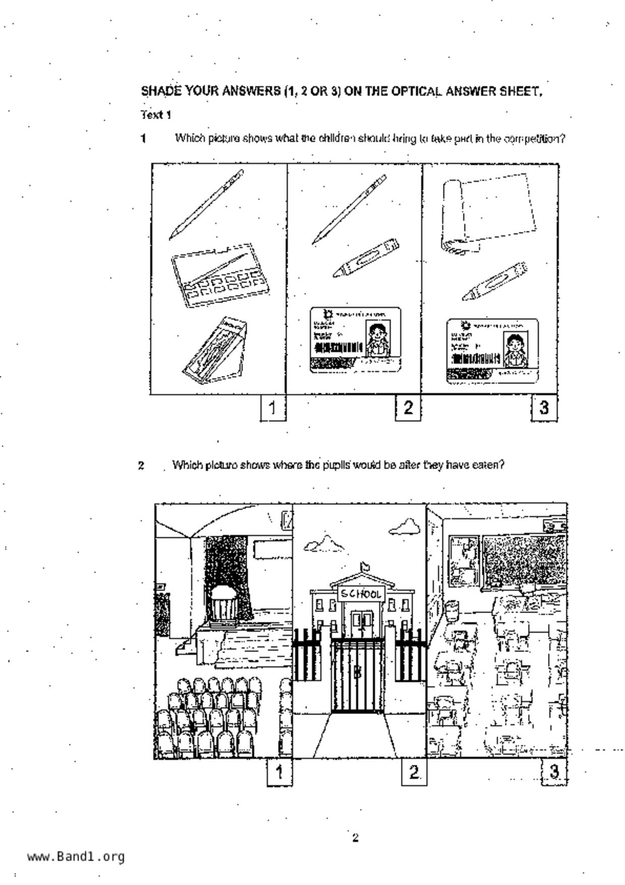 P6English試卷
