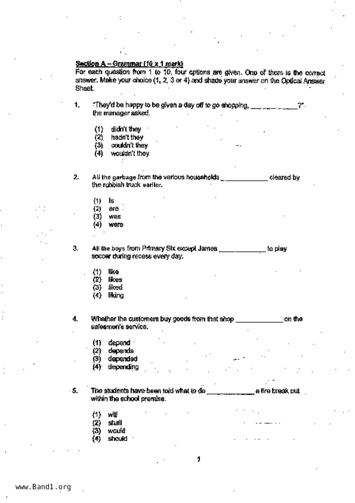 P6English試卷