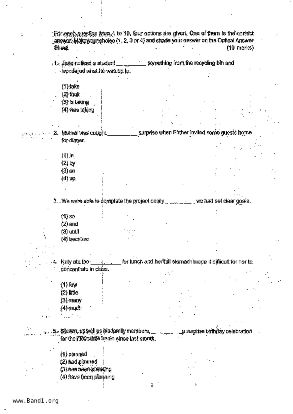 P6English試卷