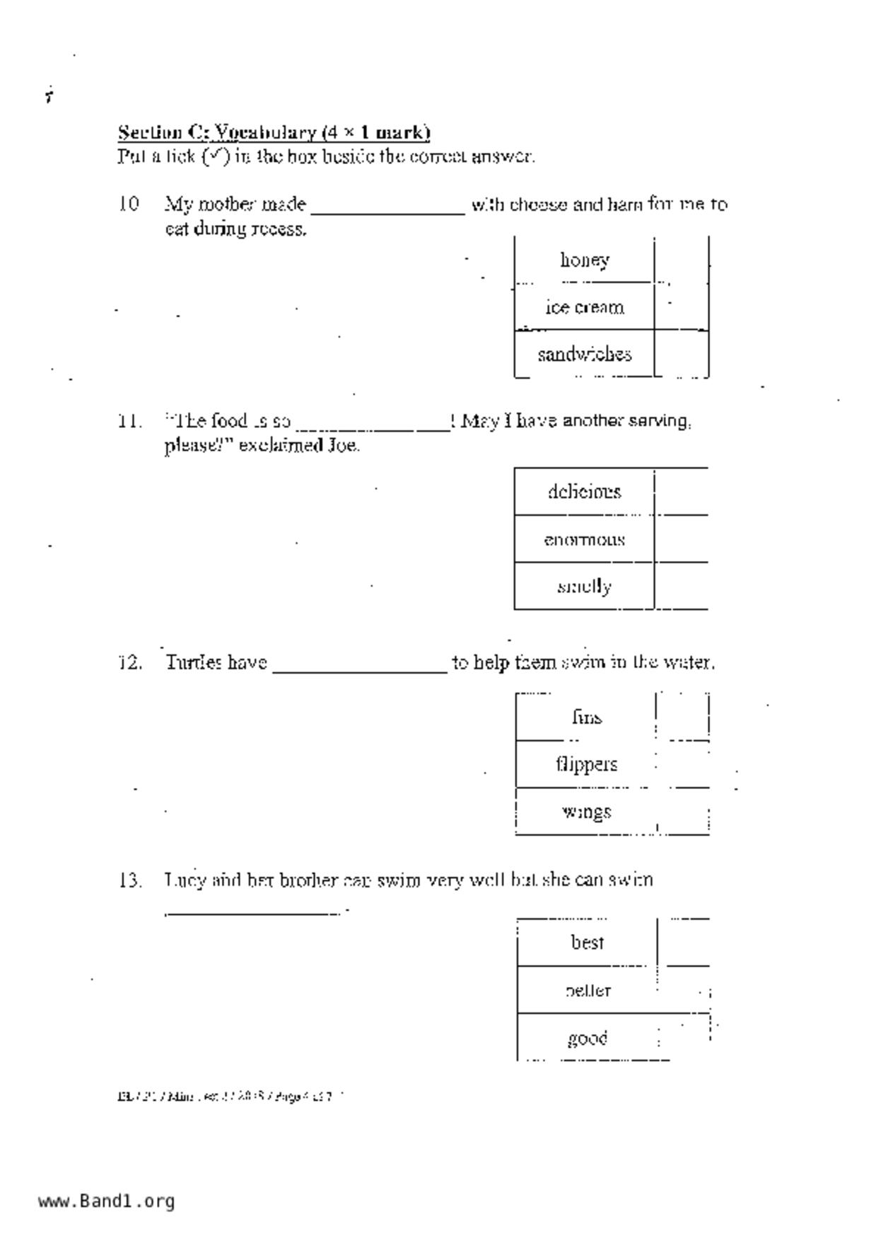 P1English試卷
