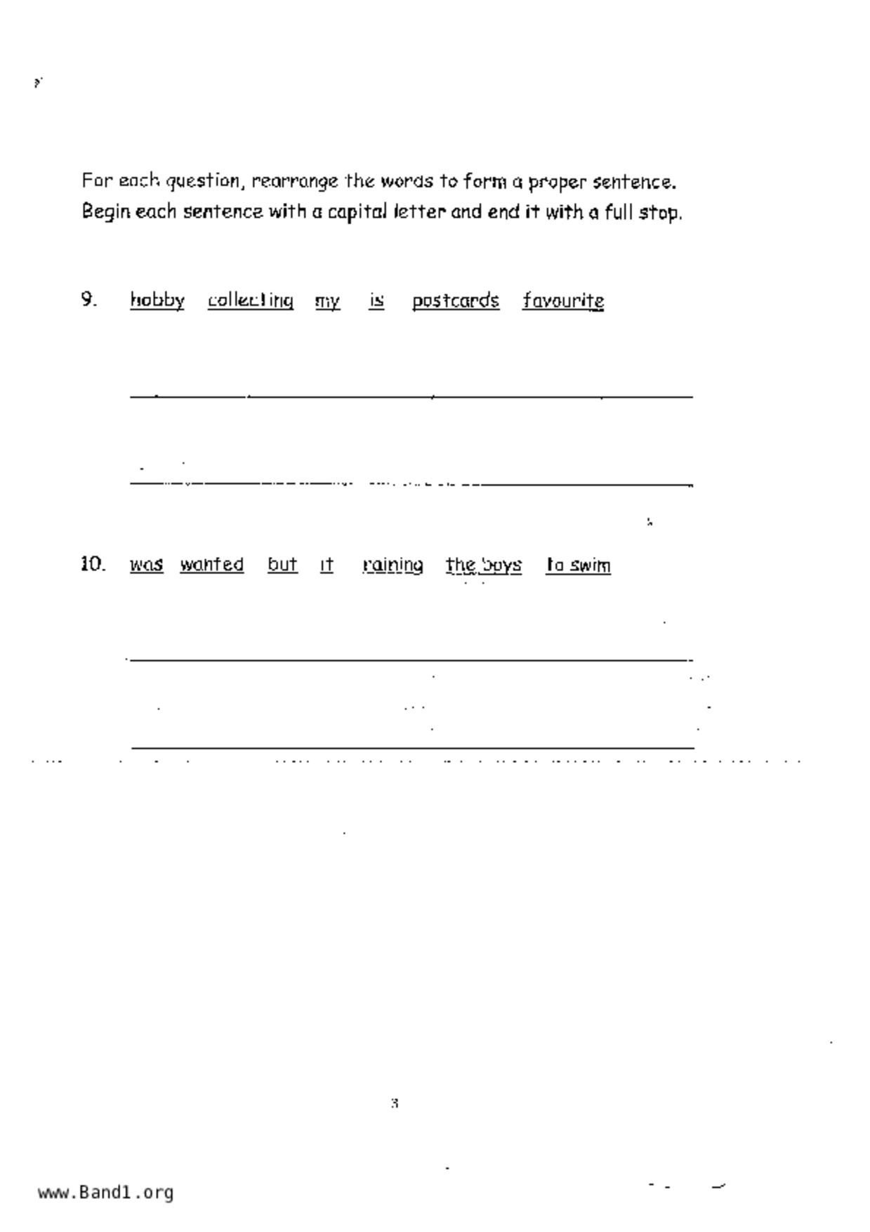 P1English試卷