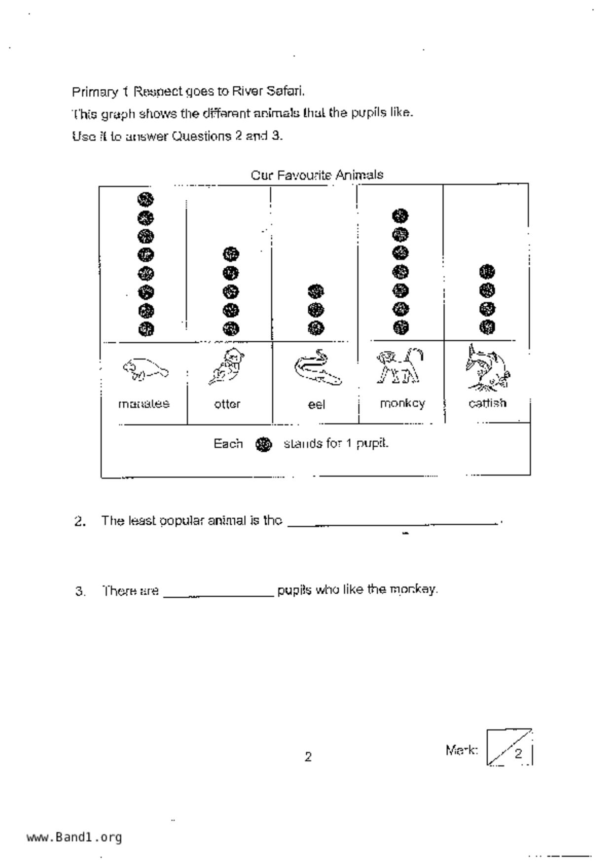 P1Maths試卷