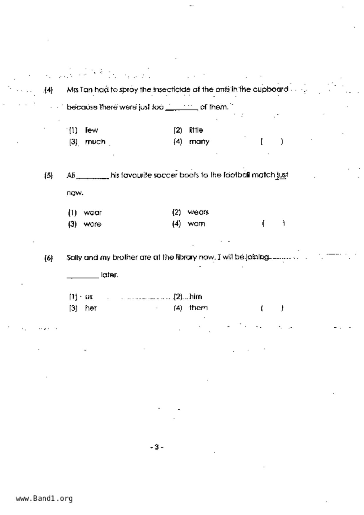 P2English試卷