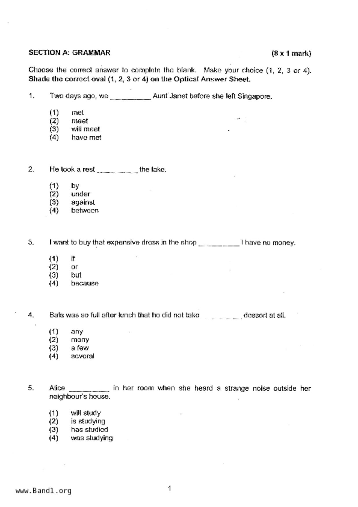 P3English試卷