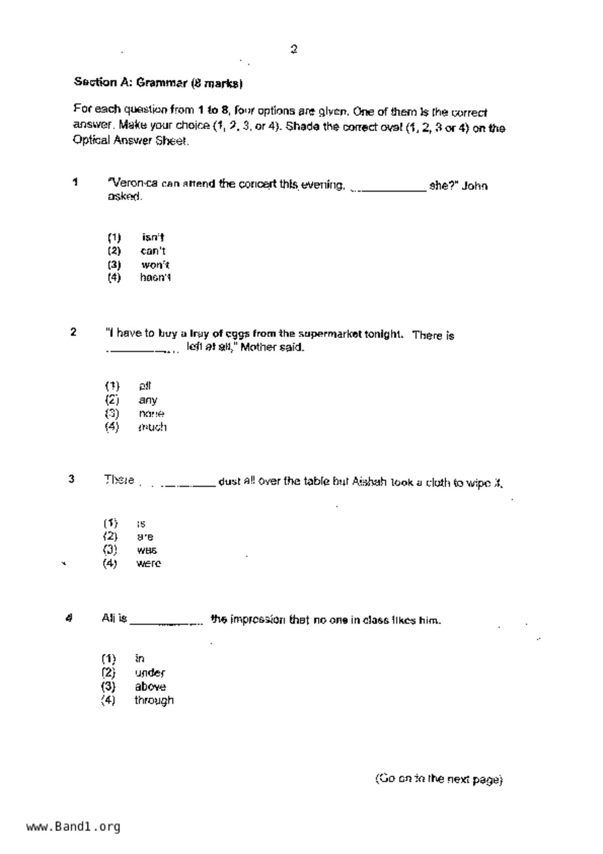 P3English試卷