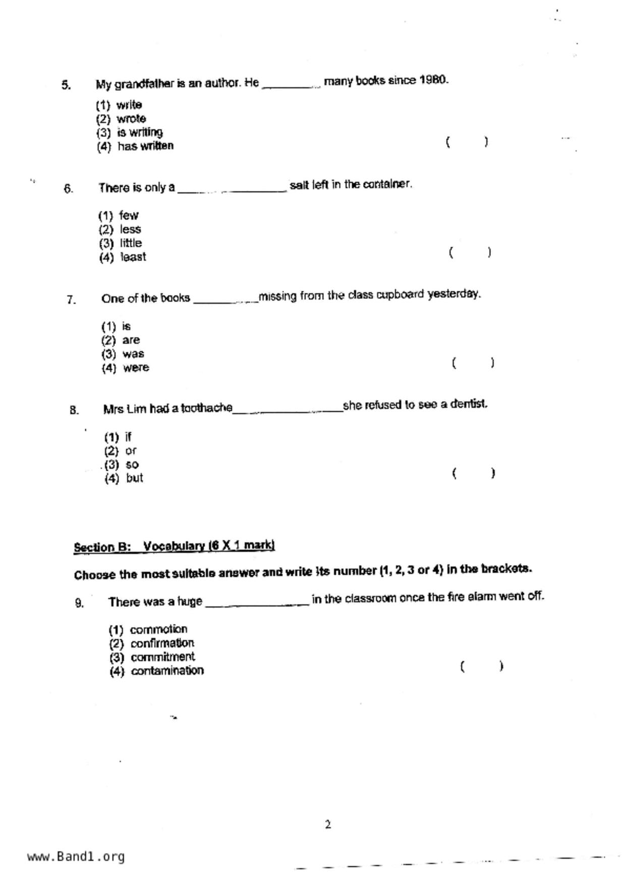 P3English試卷