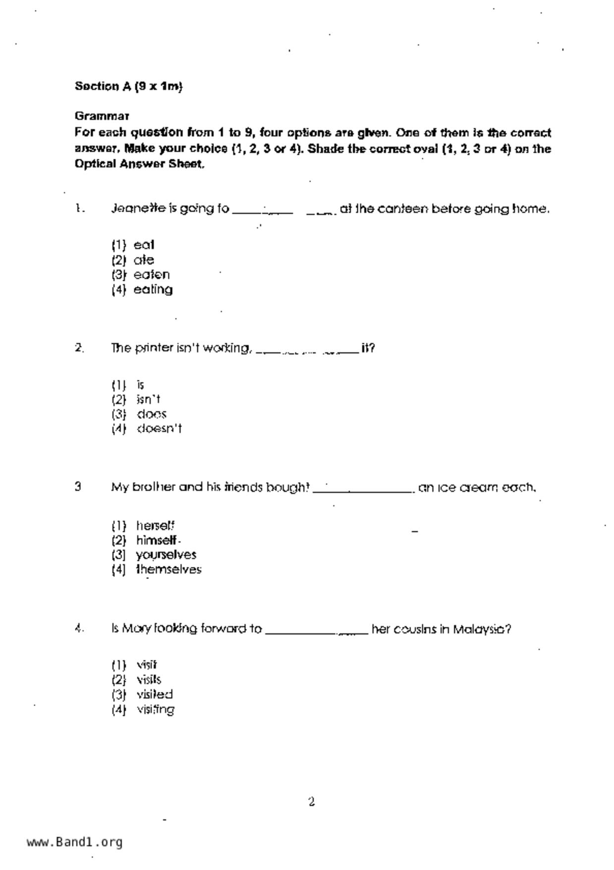P3English試卷