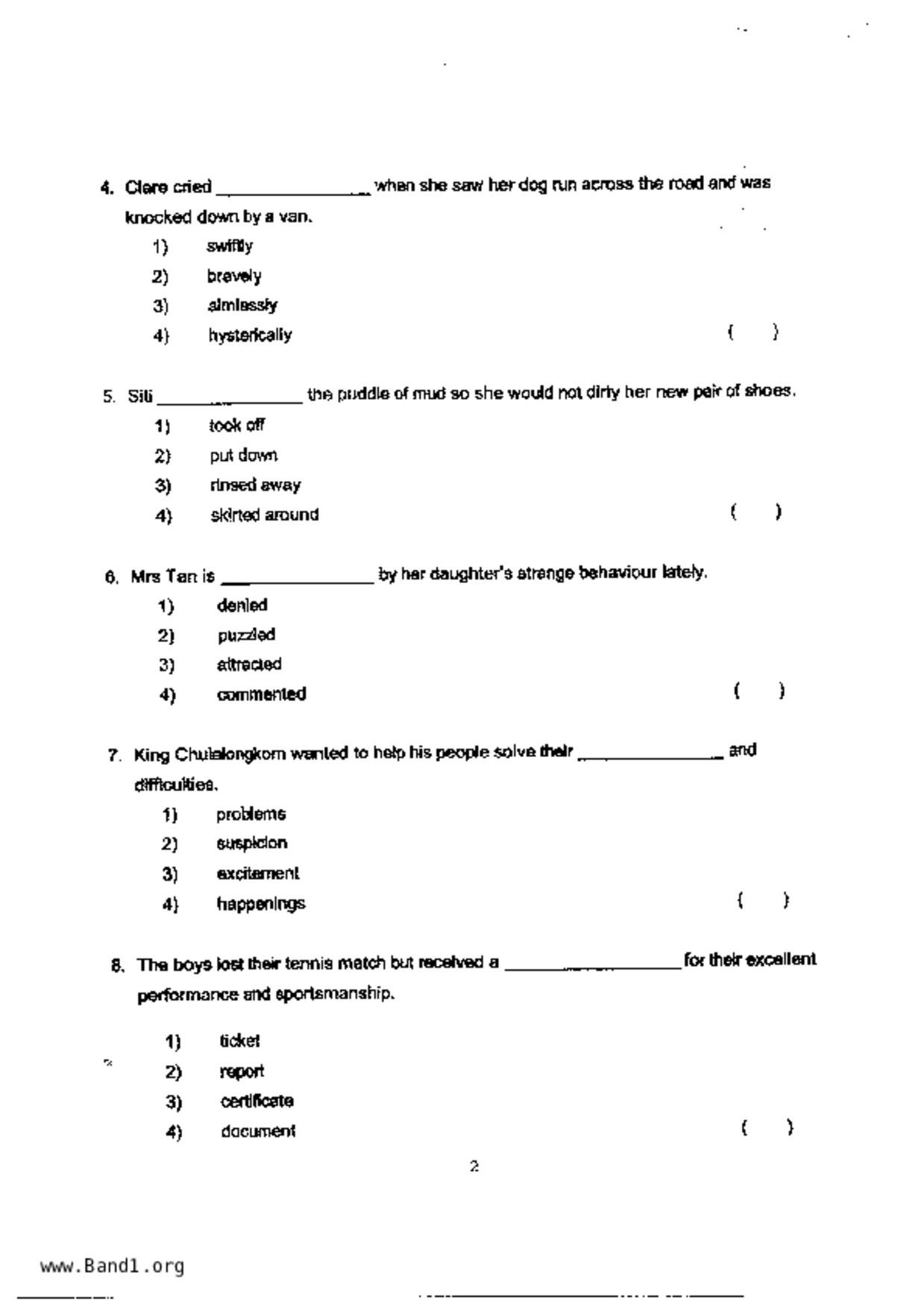 P3English試卷