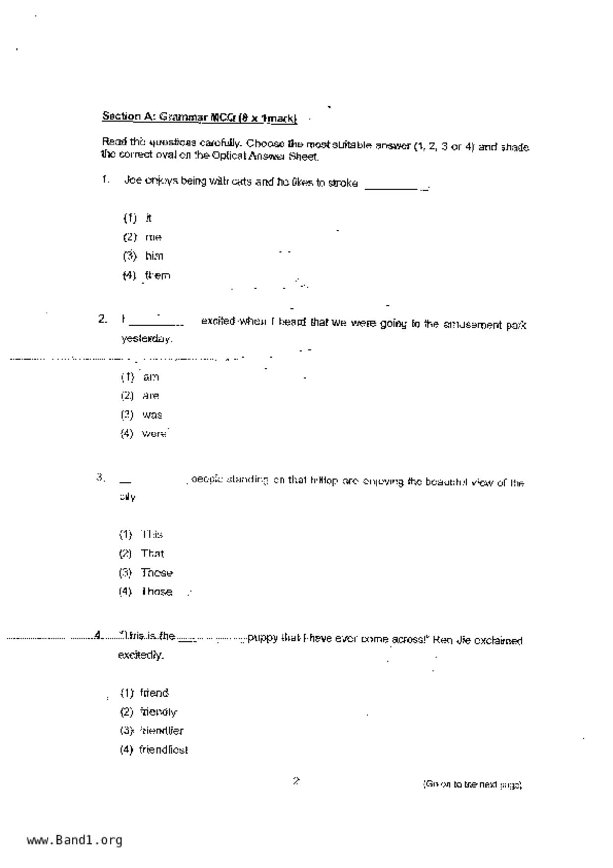 P3English試卷