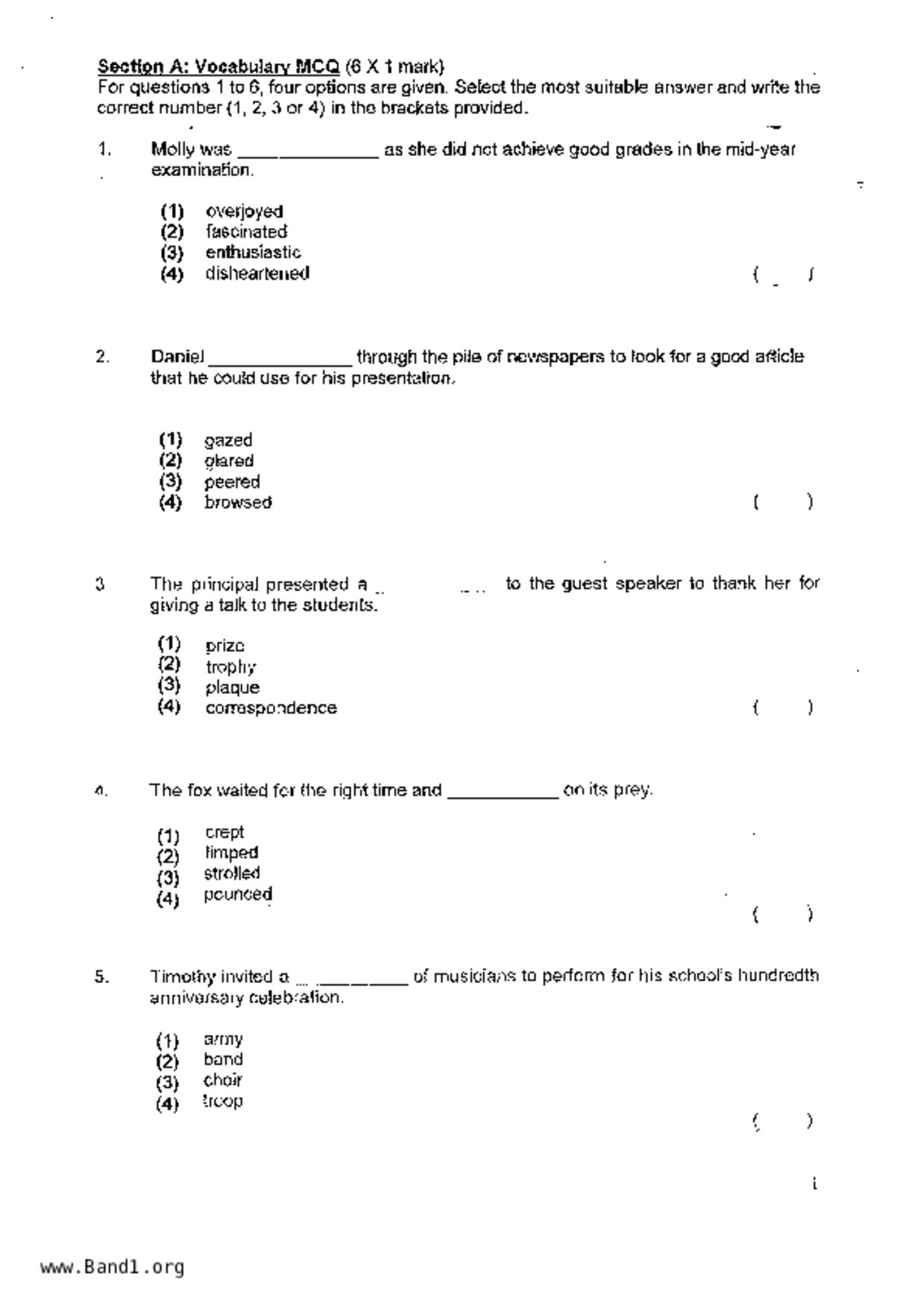 P3English試卷