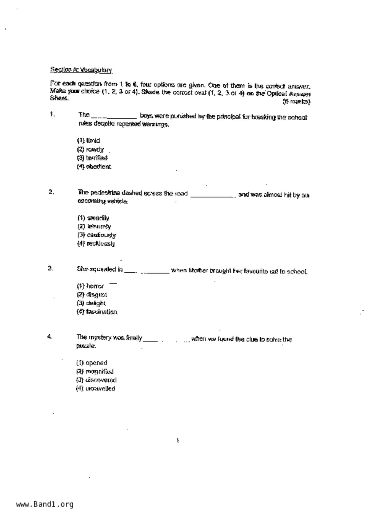 P3English試卷