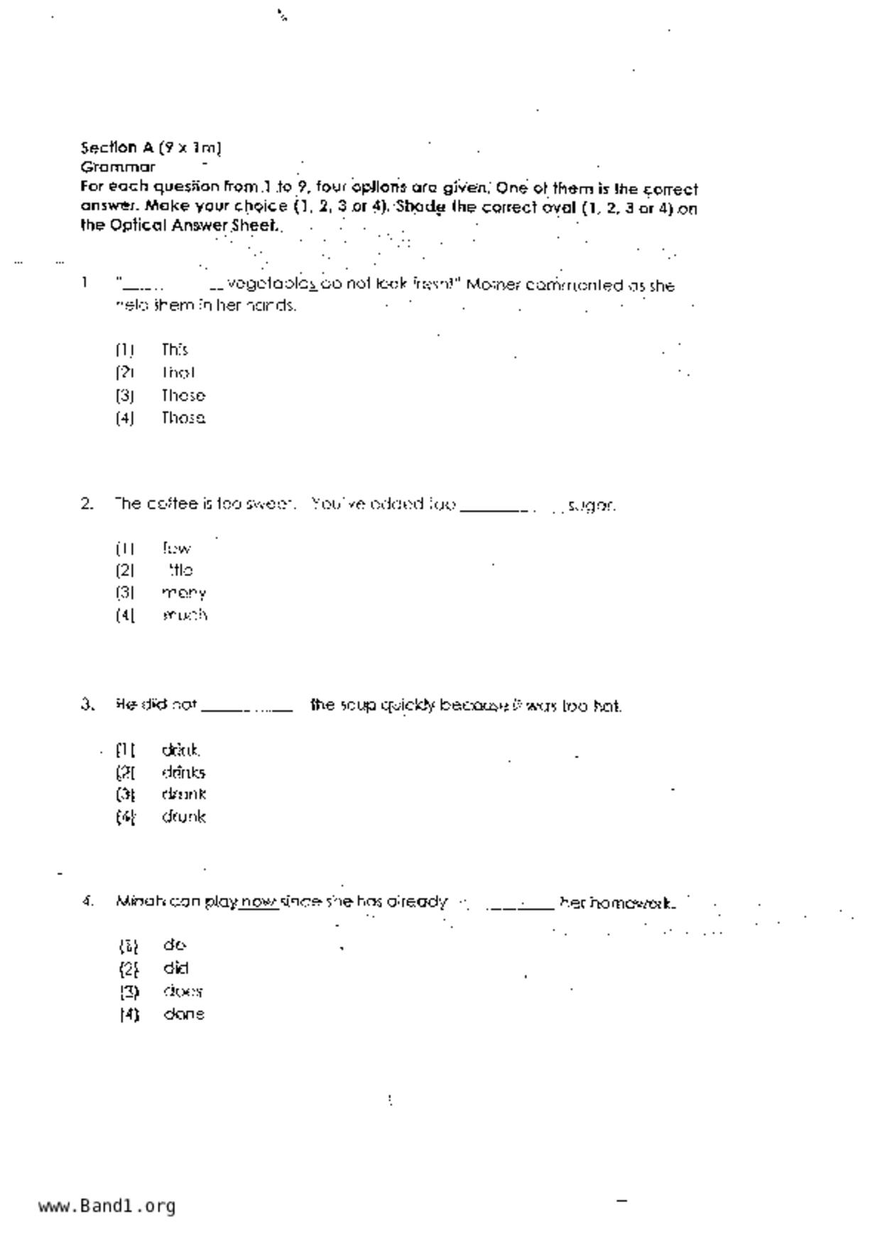 P3English試卷