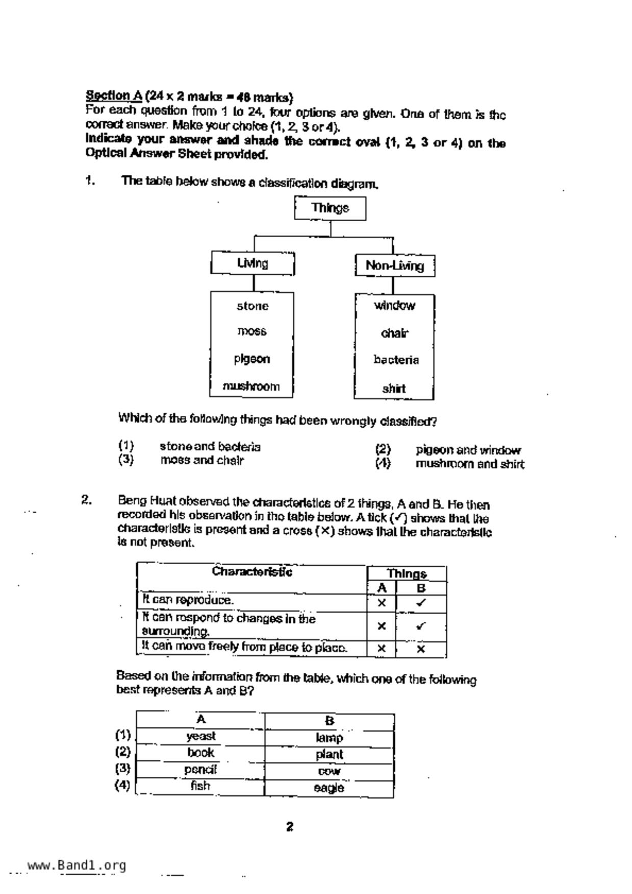 P3Science試卷