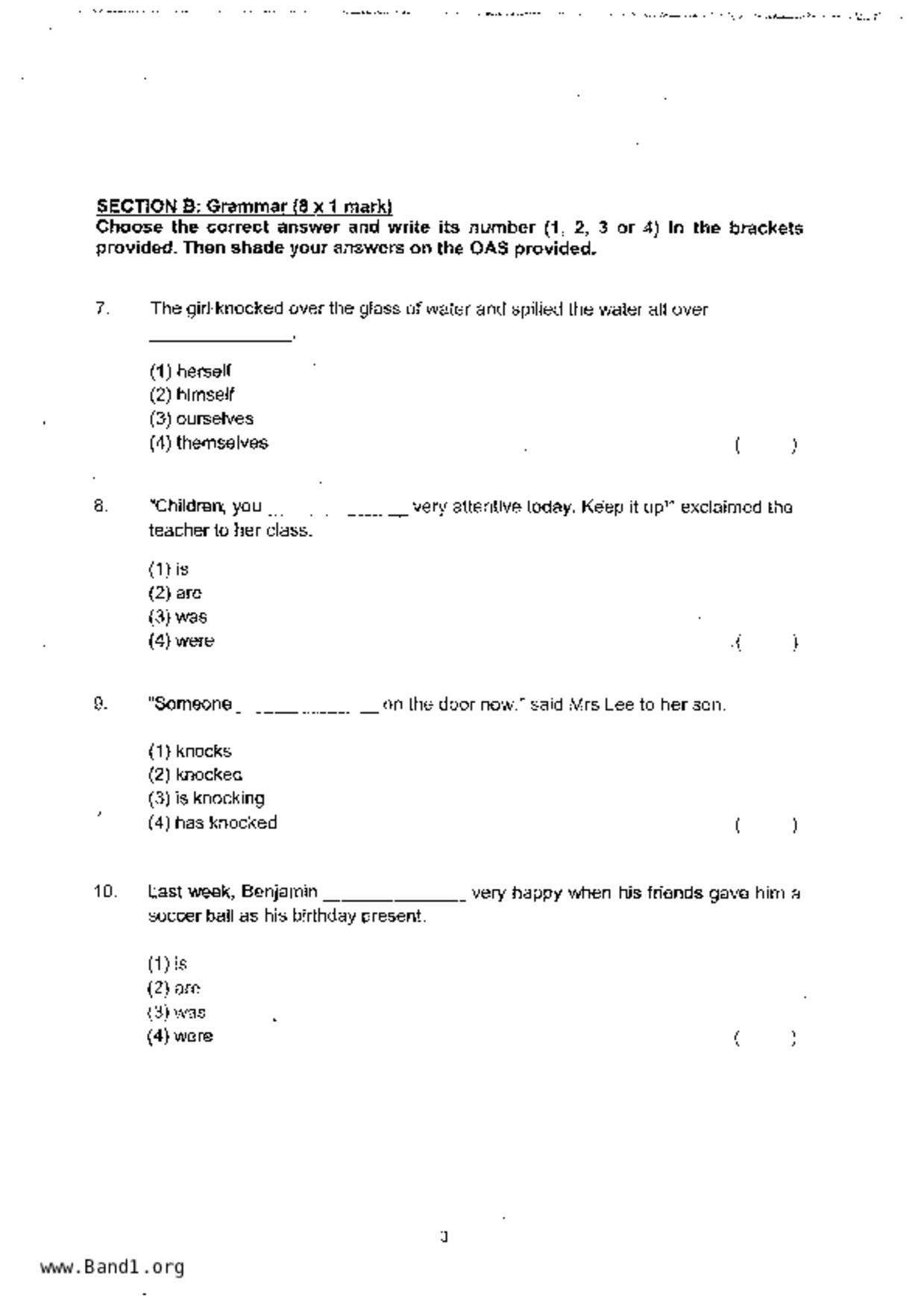 P4English試卷