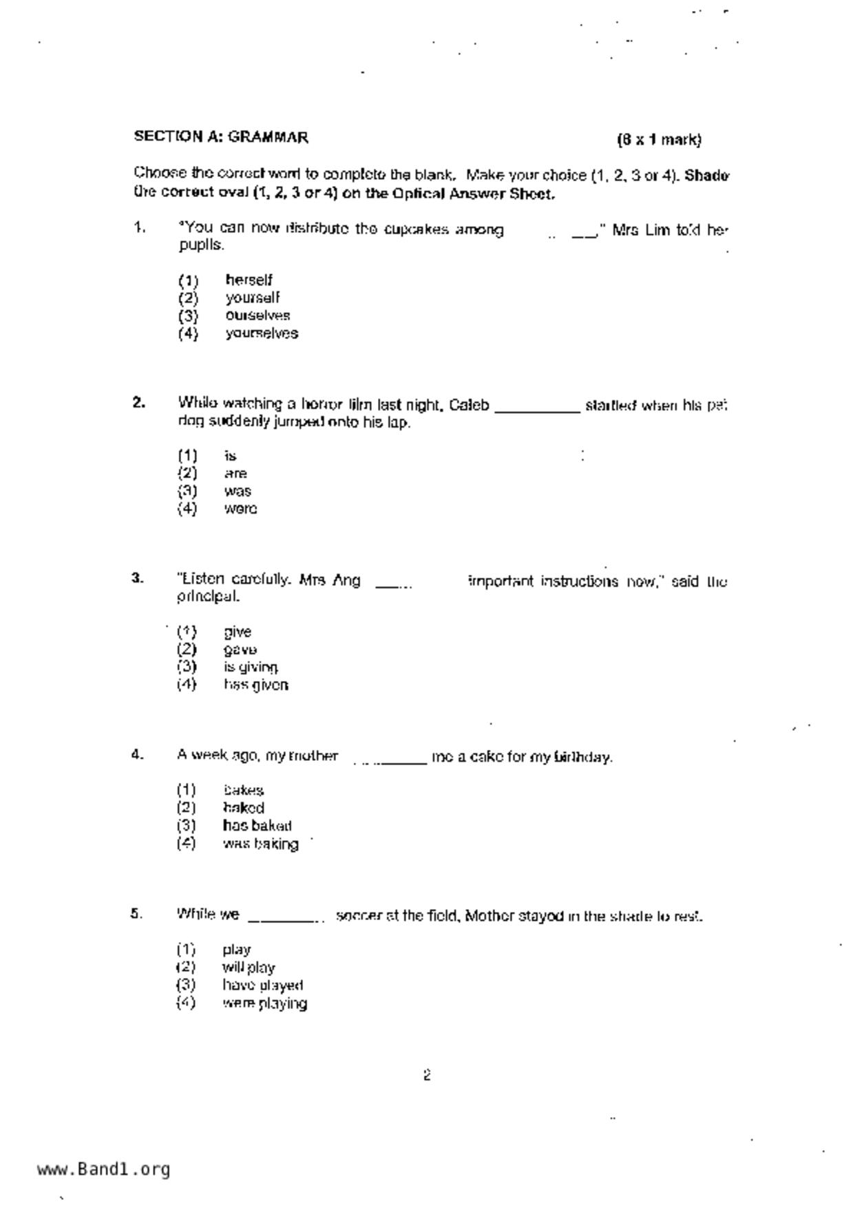 P4English試卷
