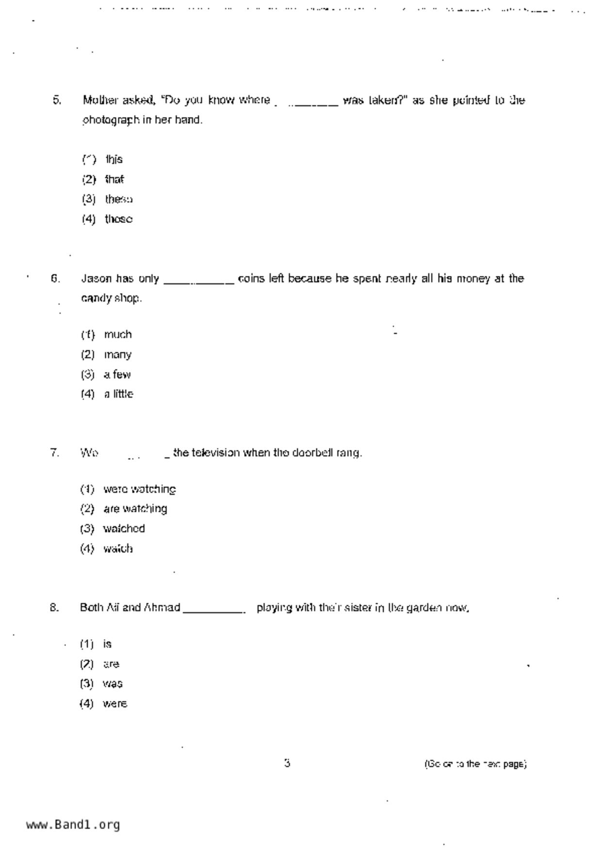 P4English試卷