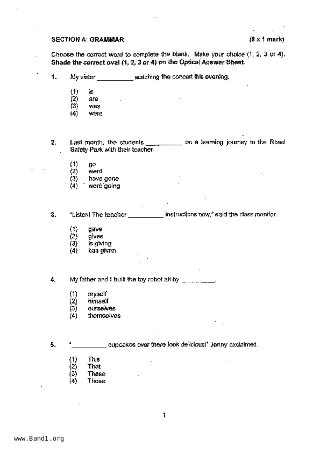 P4English試卷