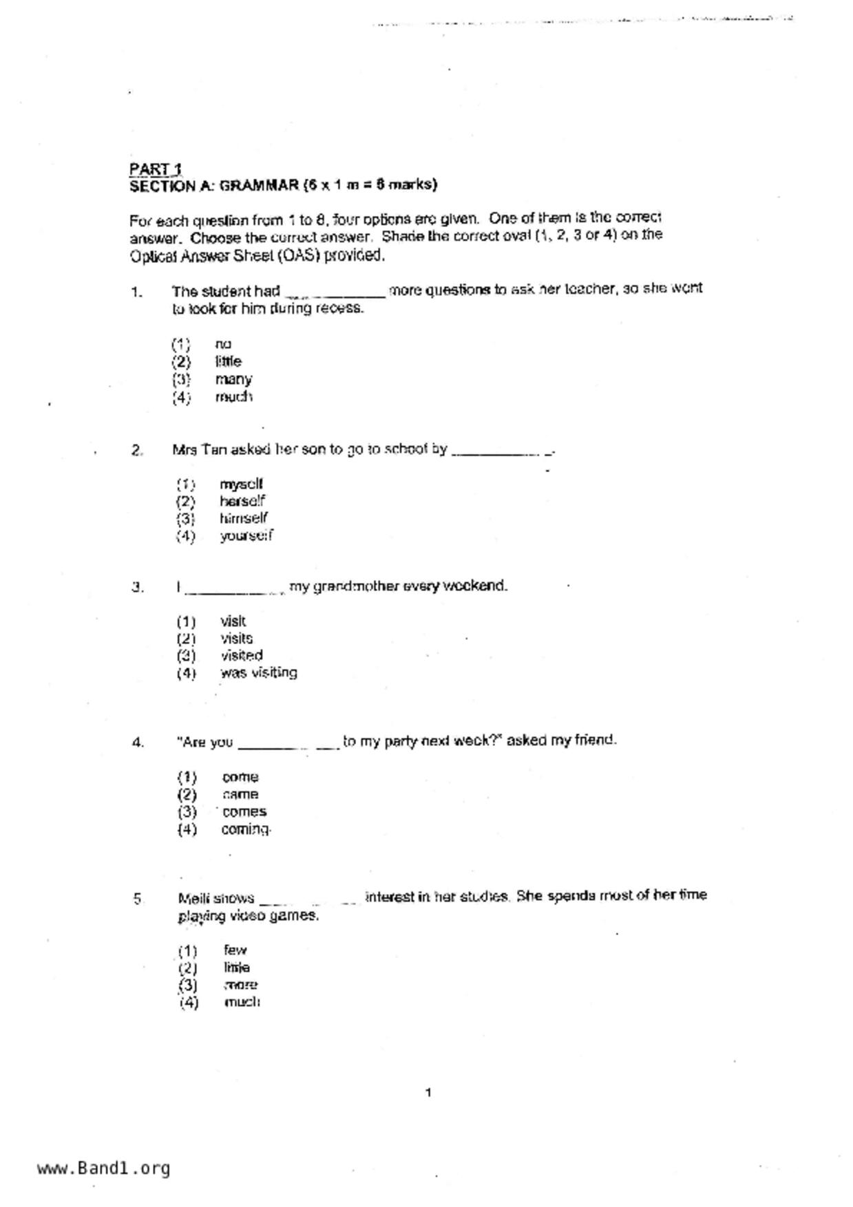 P4English試卷