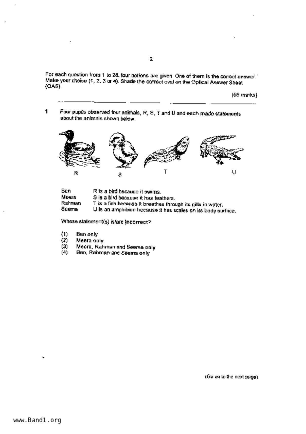 P4Science試卷