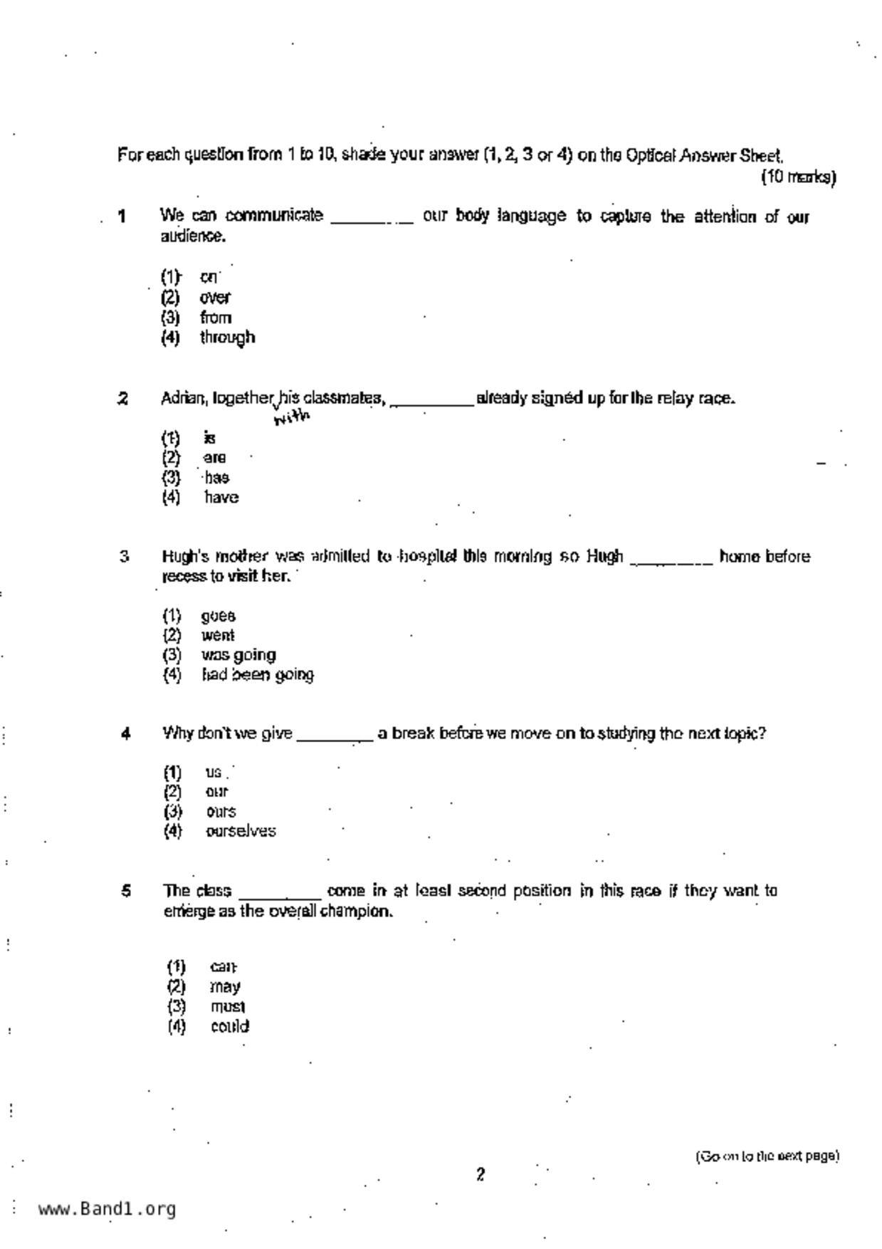 P6English試卷
