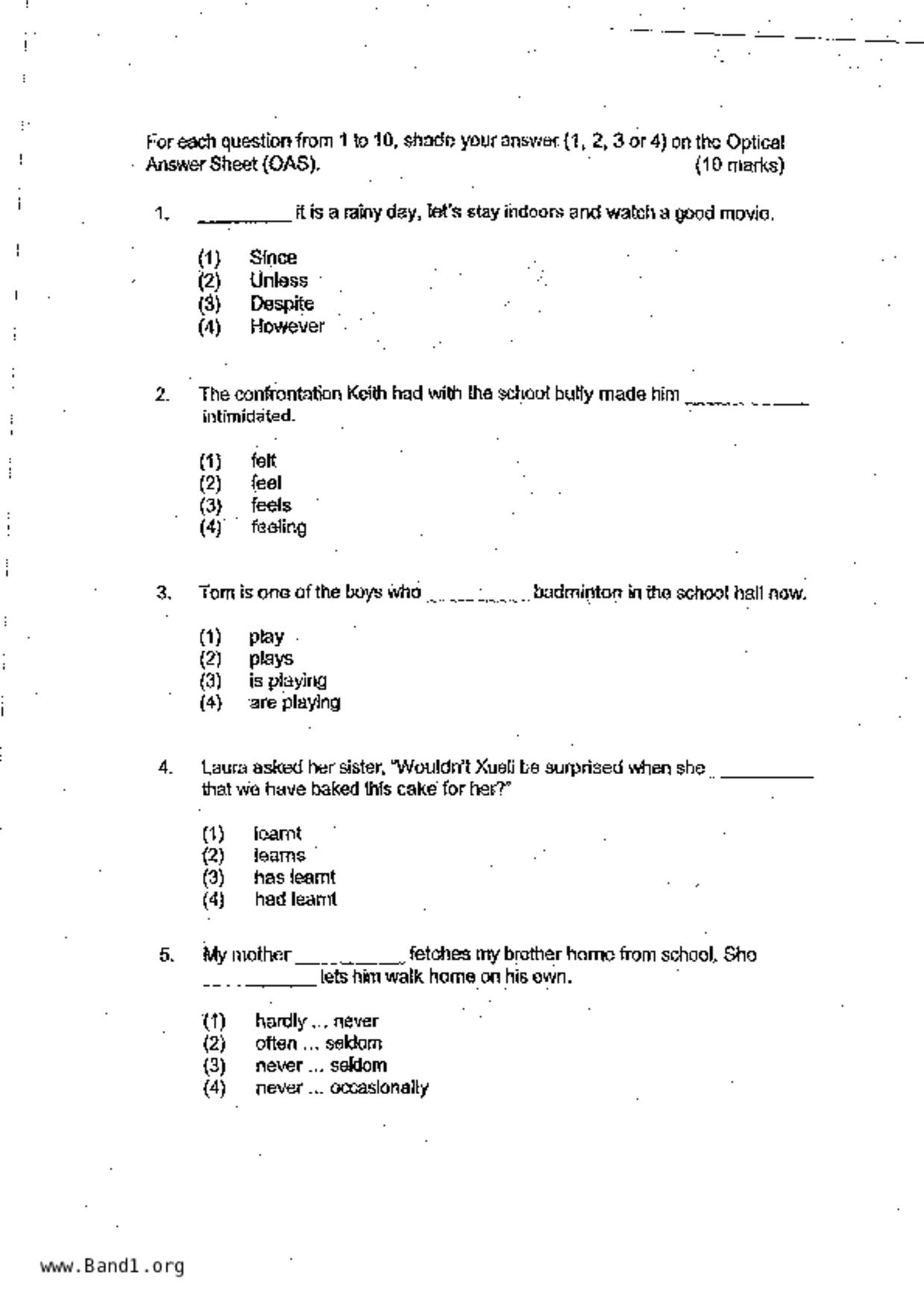 P6English試卷