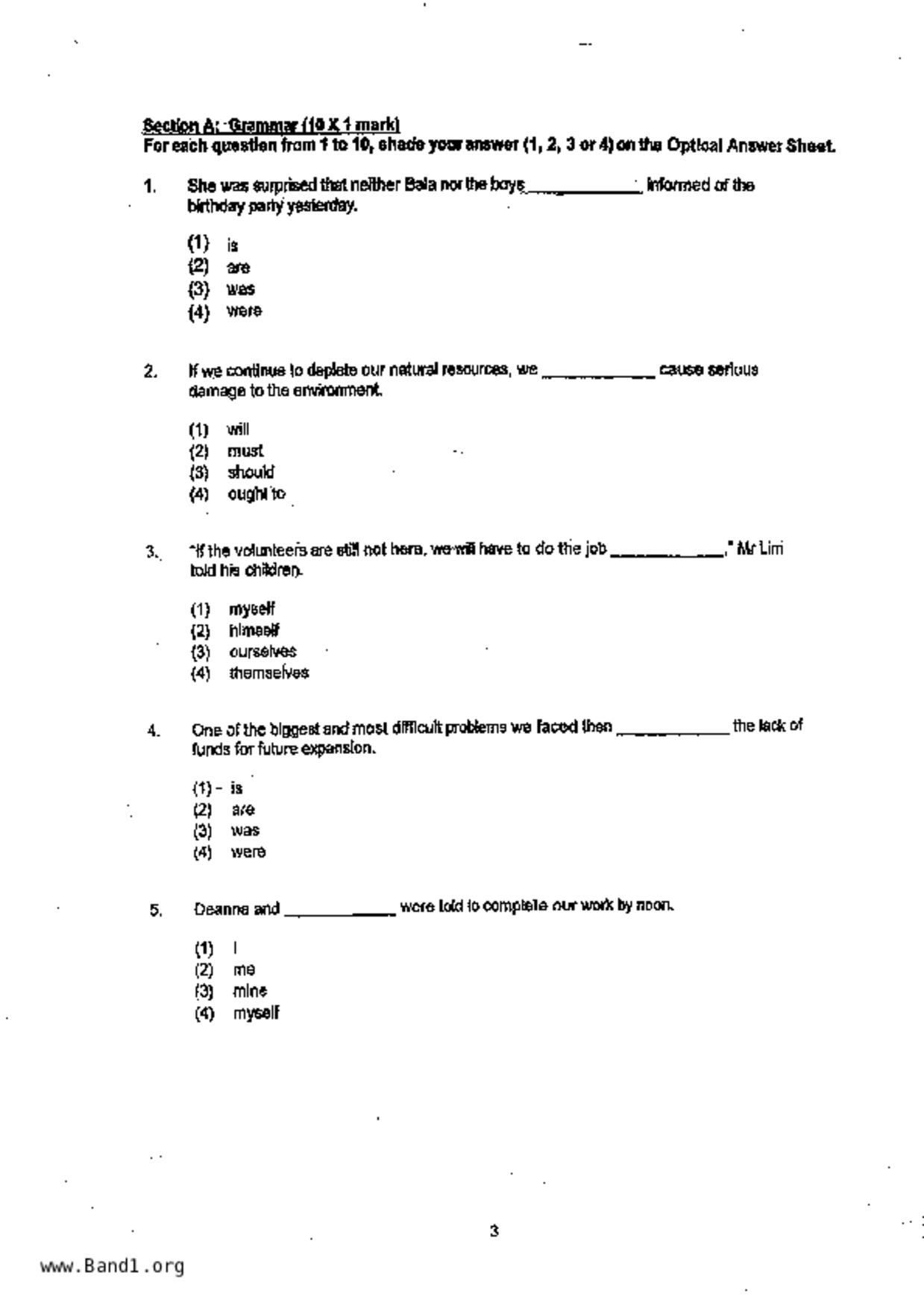 P6English試卷