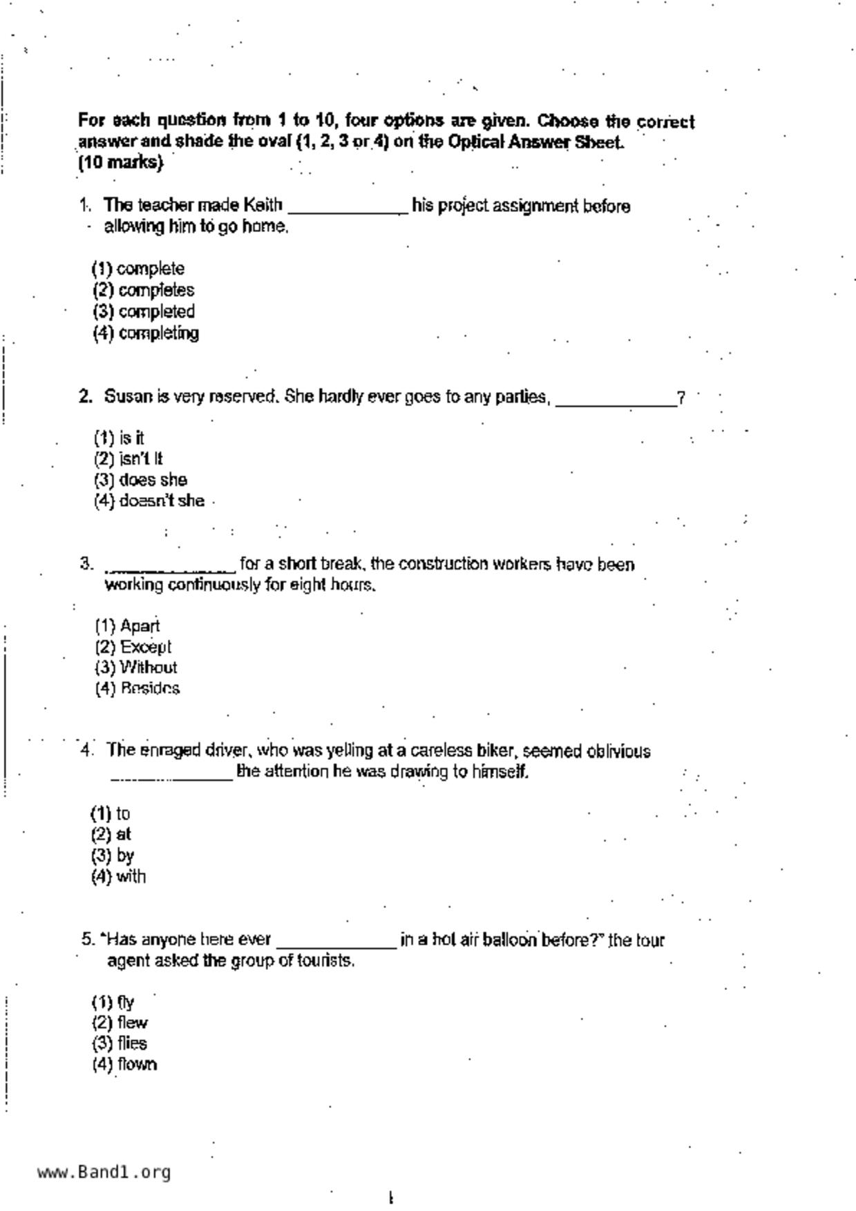 P6English試卷