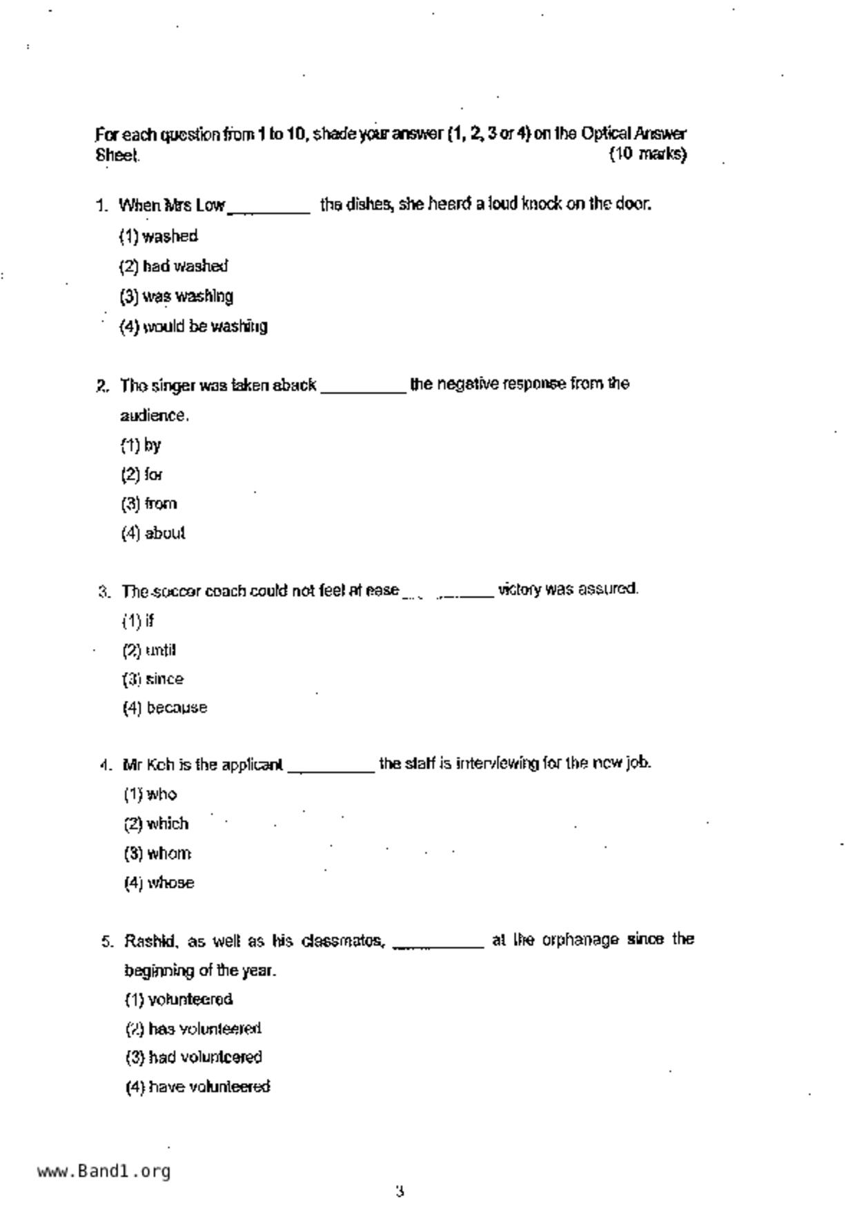 P6English試卷