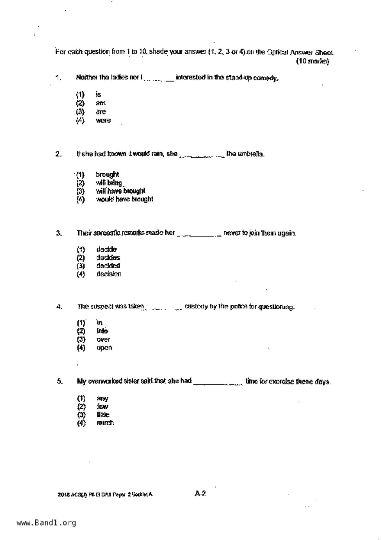 P6English試卷
