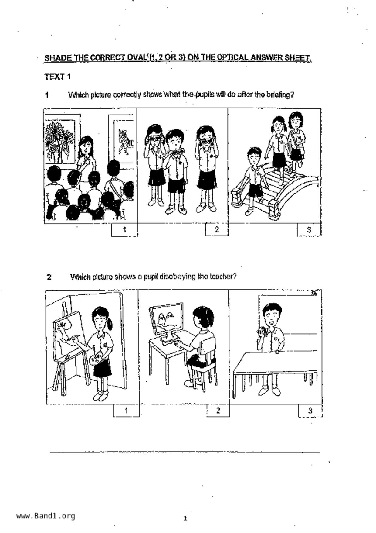 P6English試卷