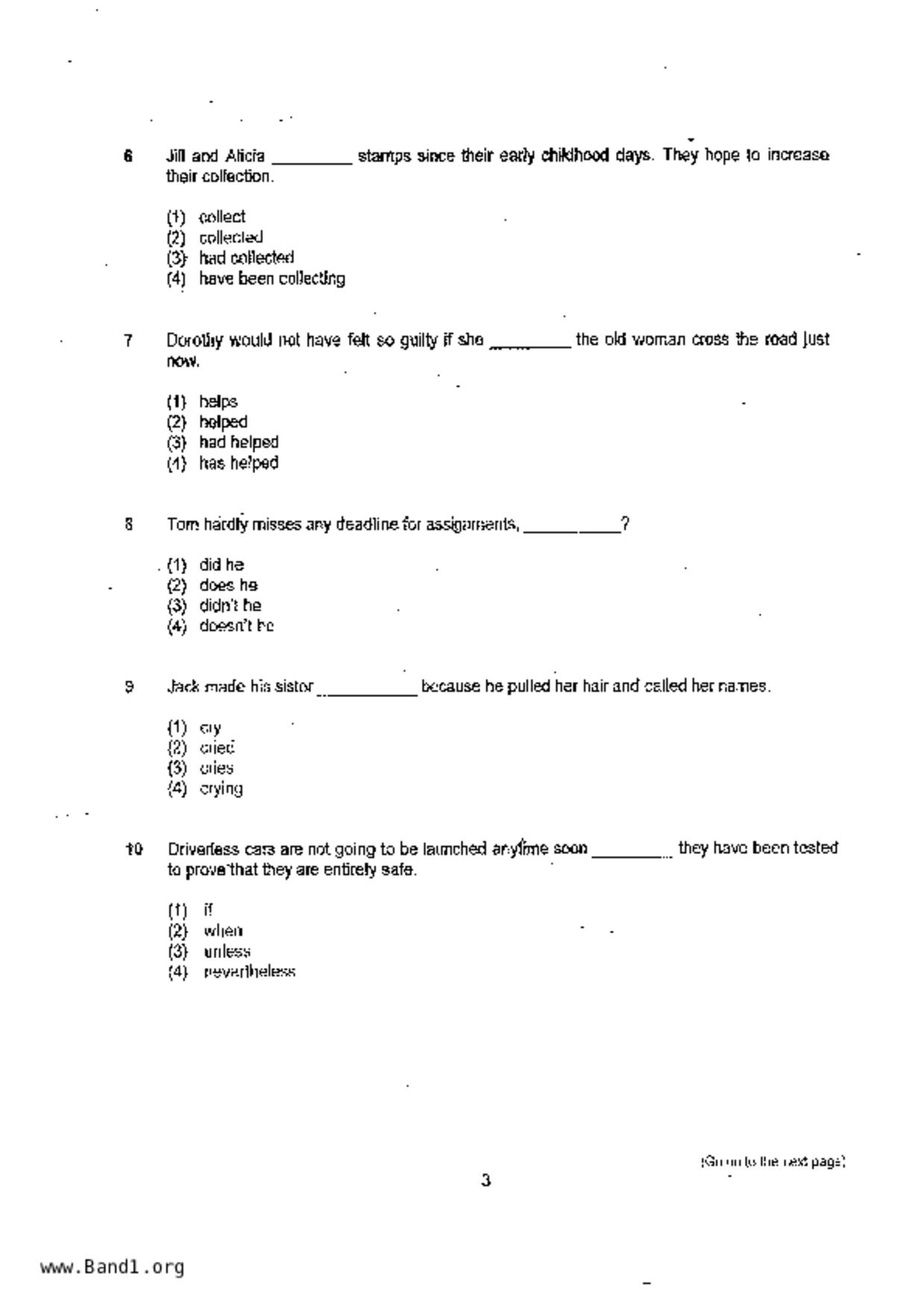 P6English試卷