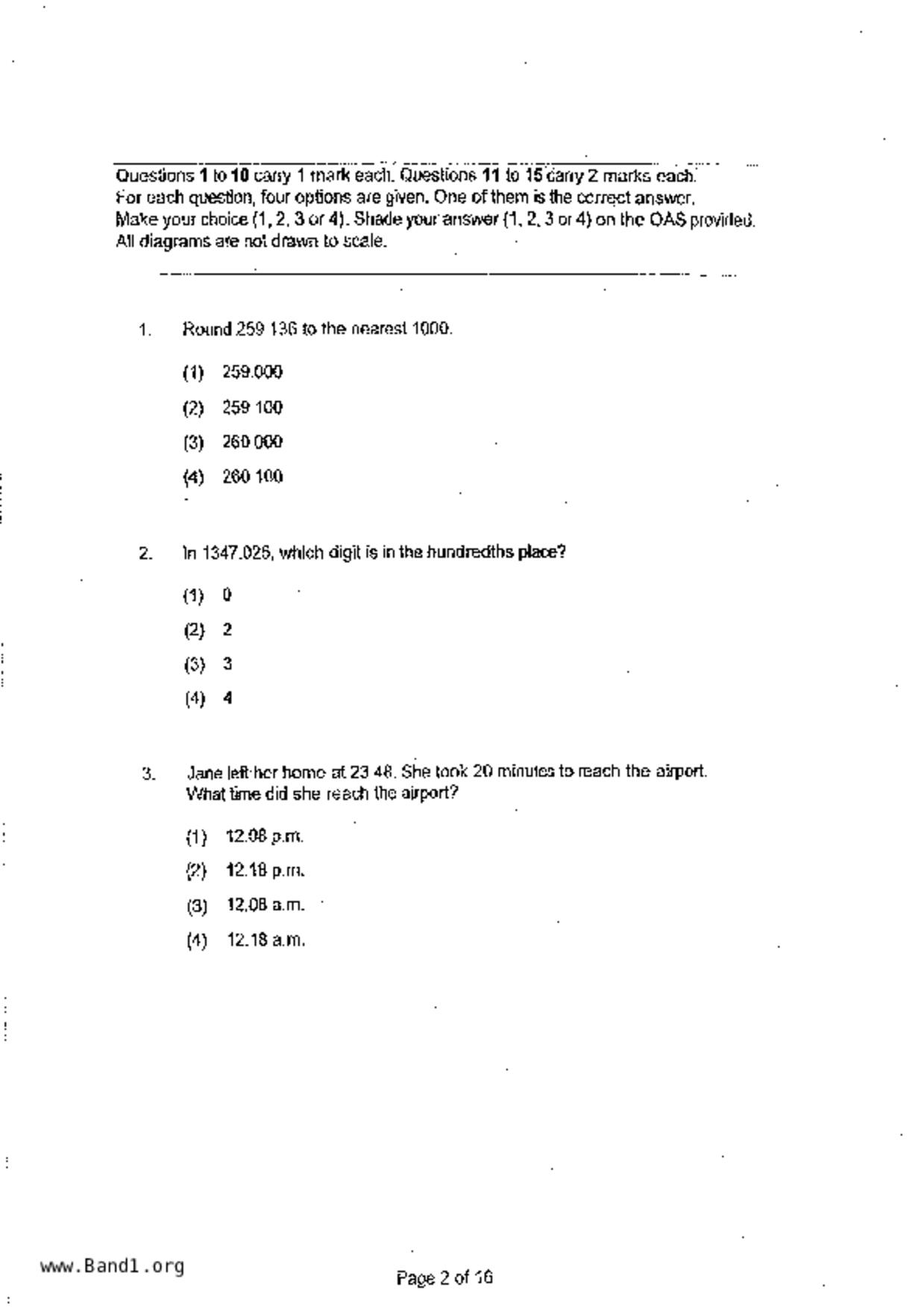 P6Maths試卷