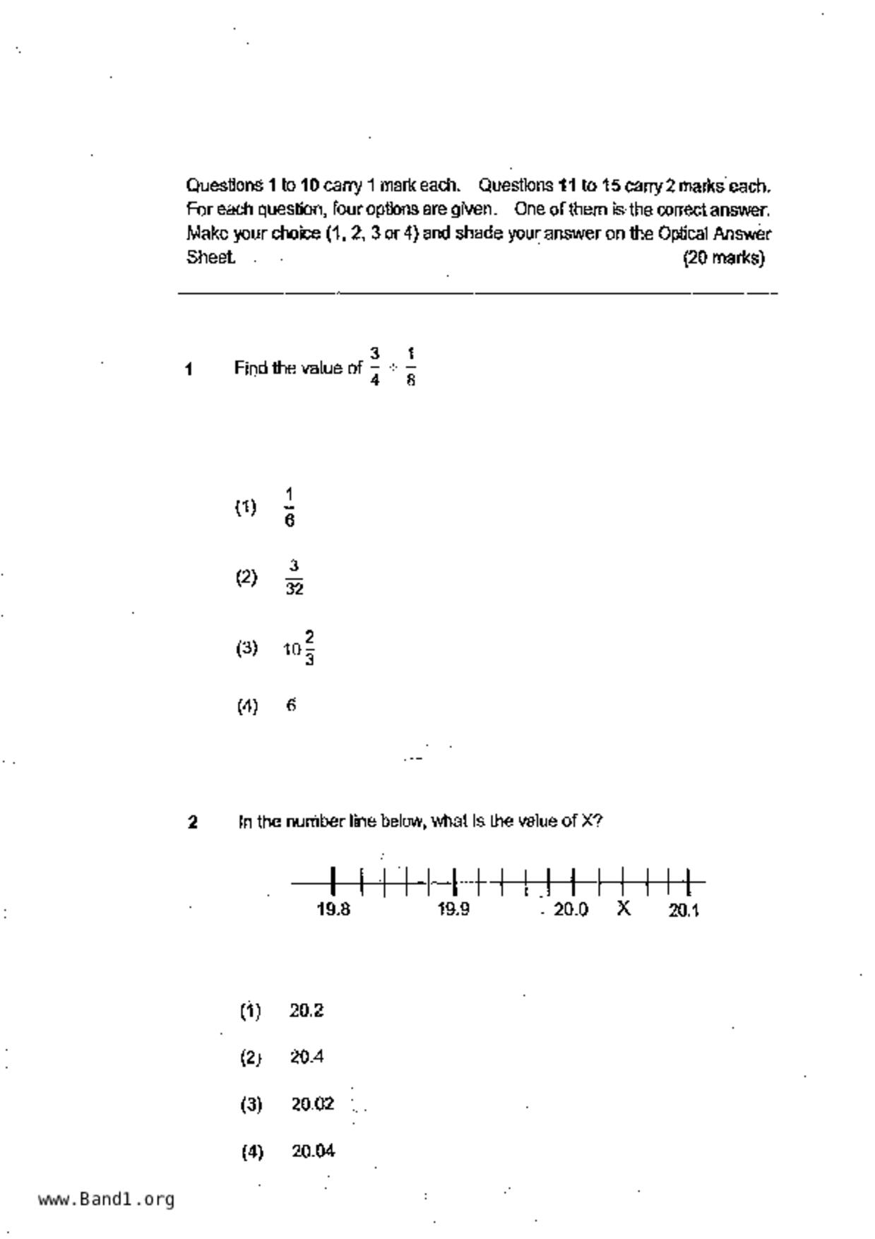 P6Maths試卷