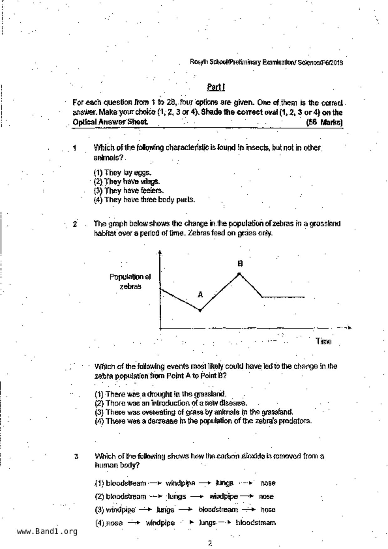 P6Science試卷