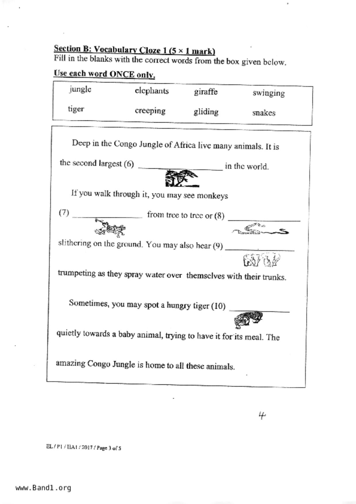 P1English試卷