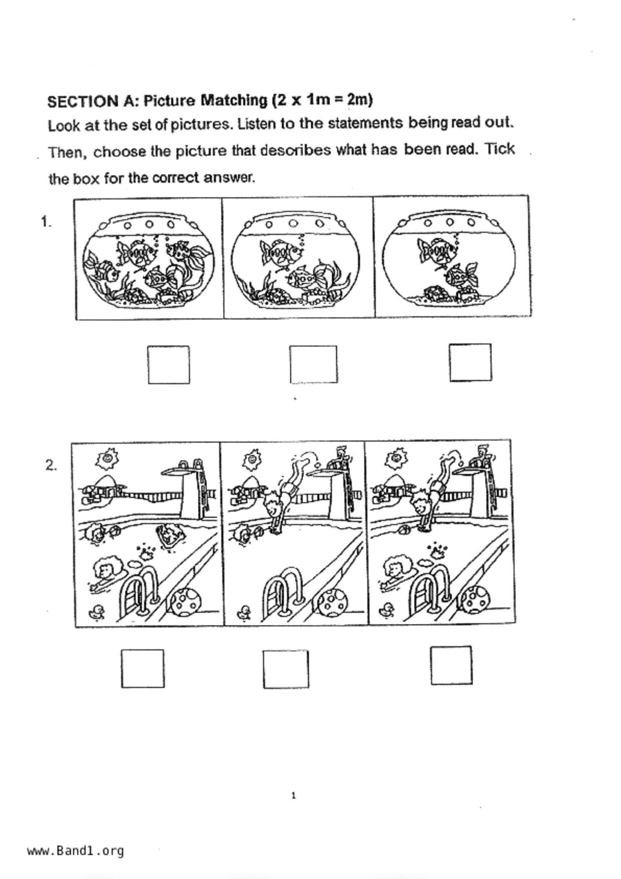 P2English試卷