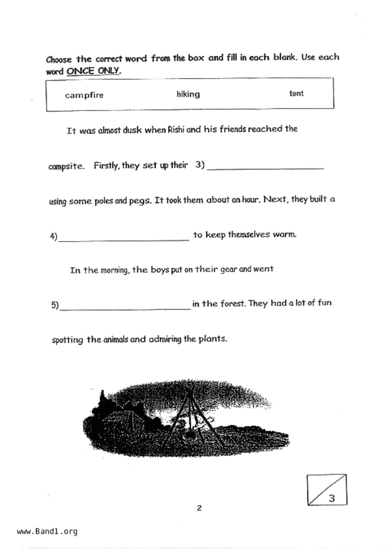 P2English試卷