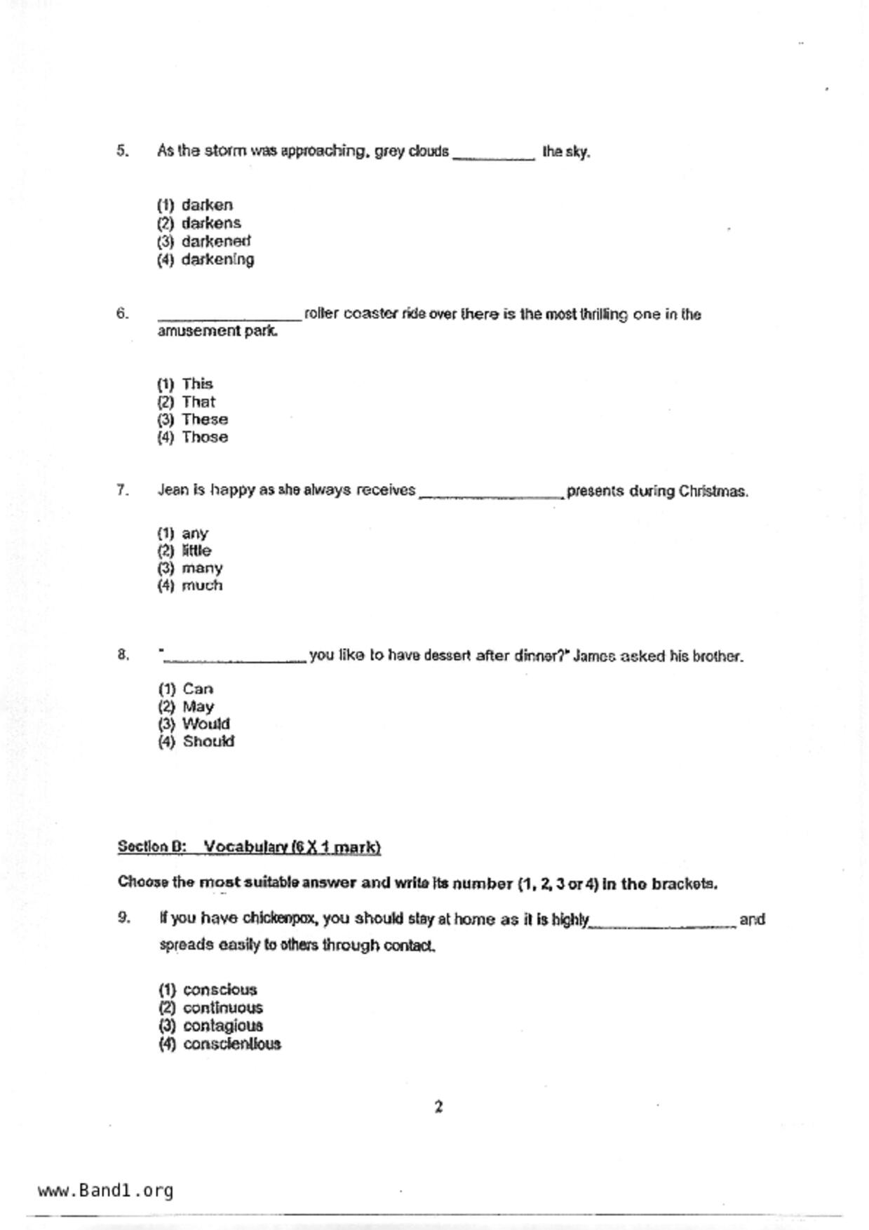 P3English試卷