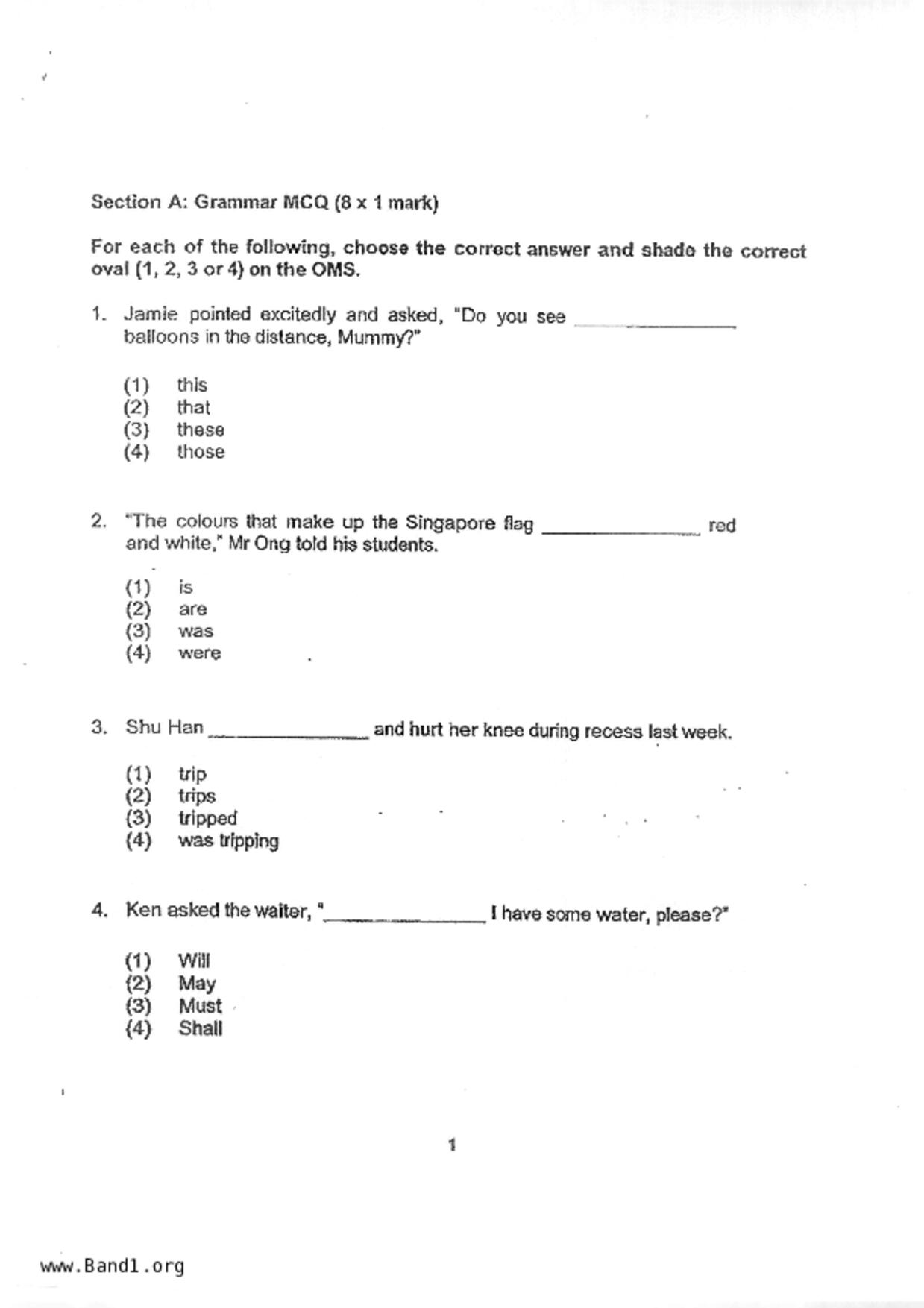 P3English試卷