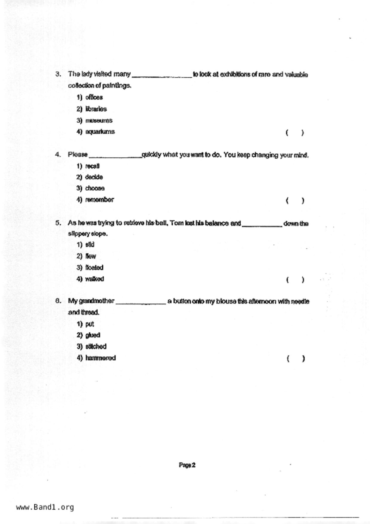 P3English試卷