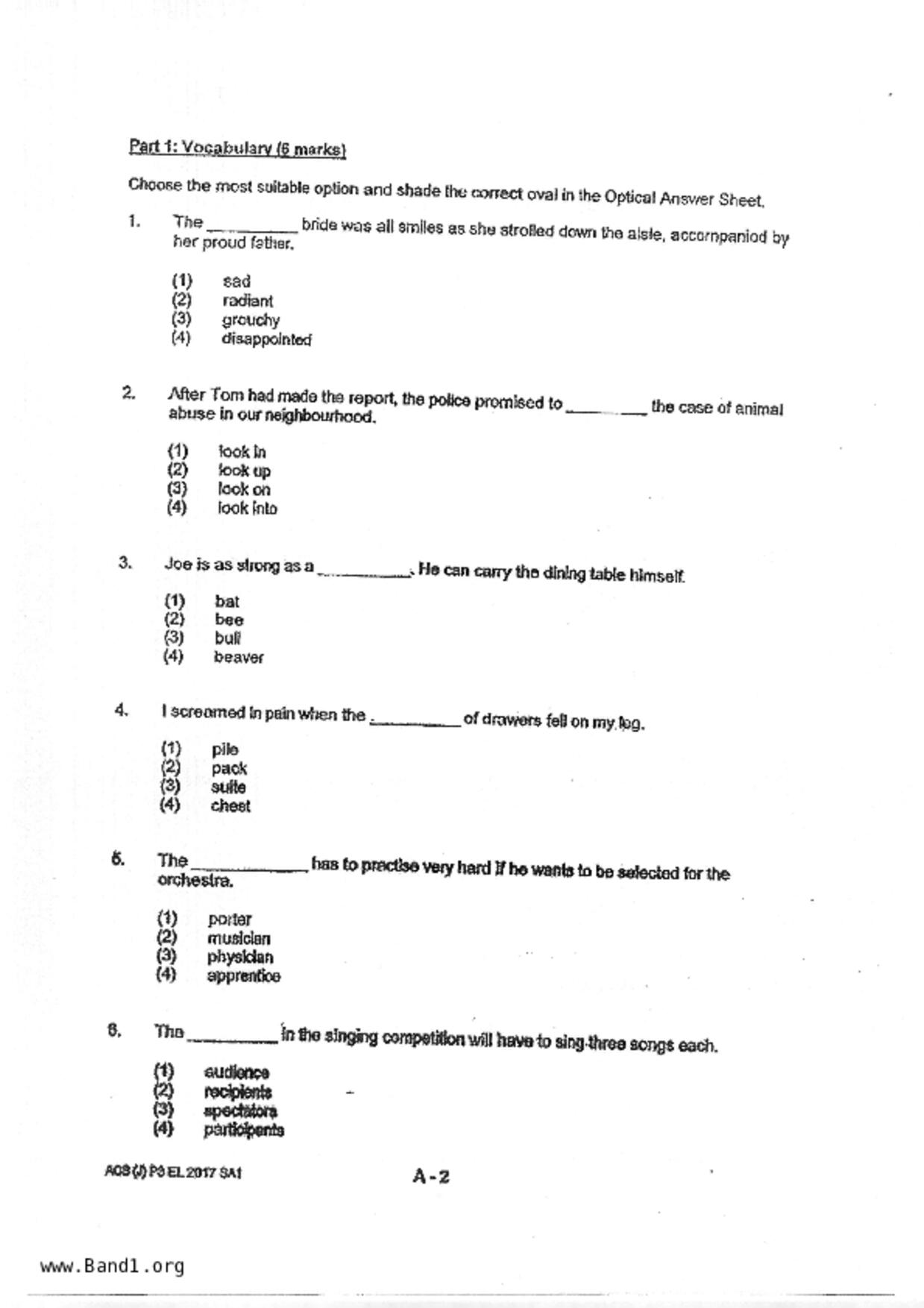 P3English試卷