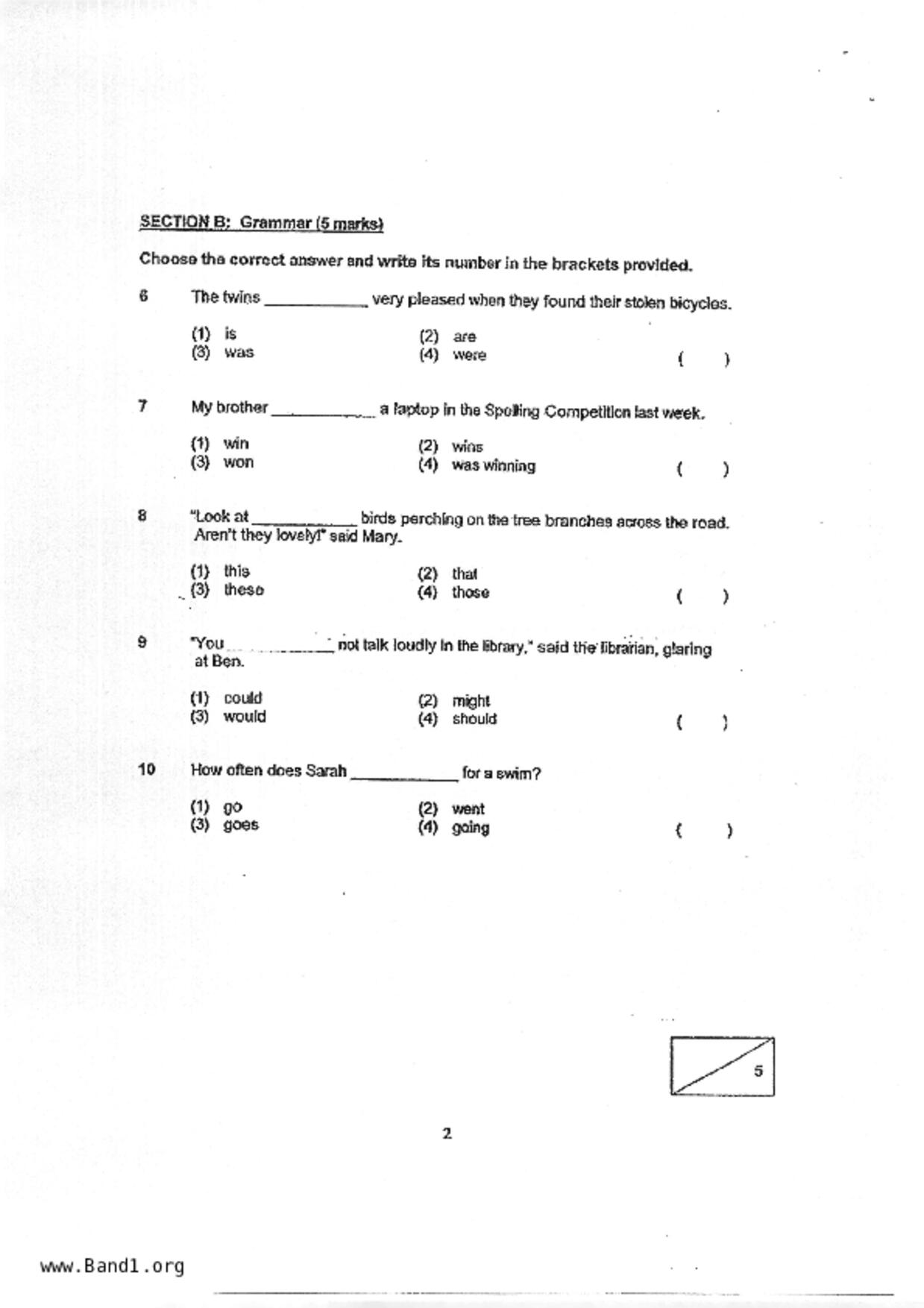 P3English試卷