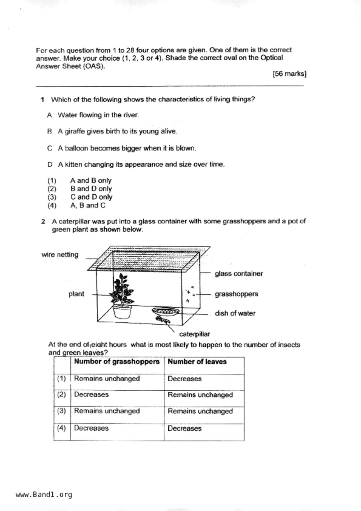 P3Science試卷
