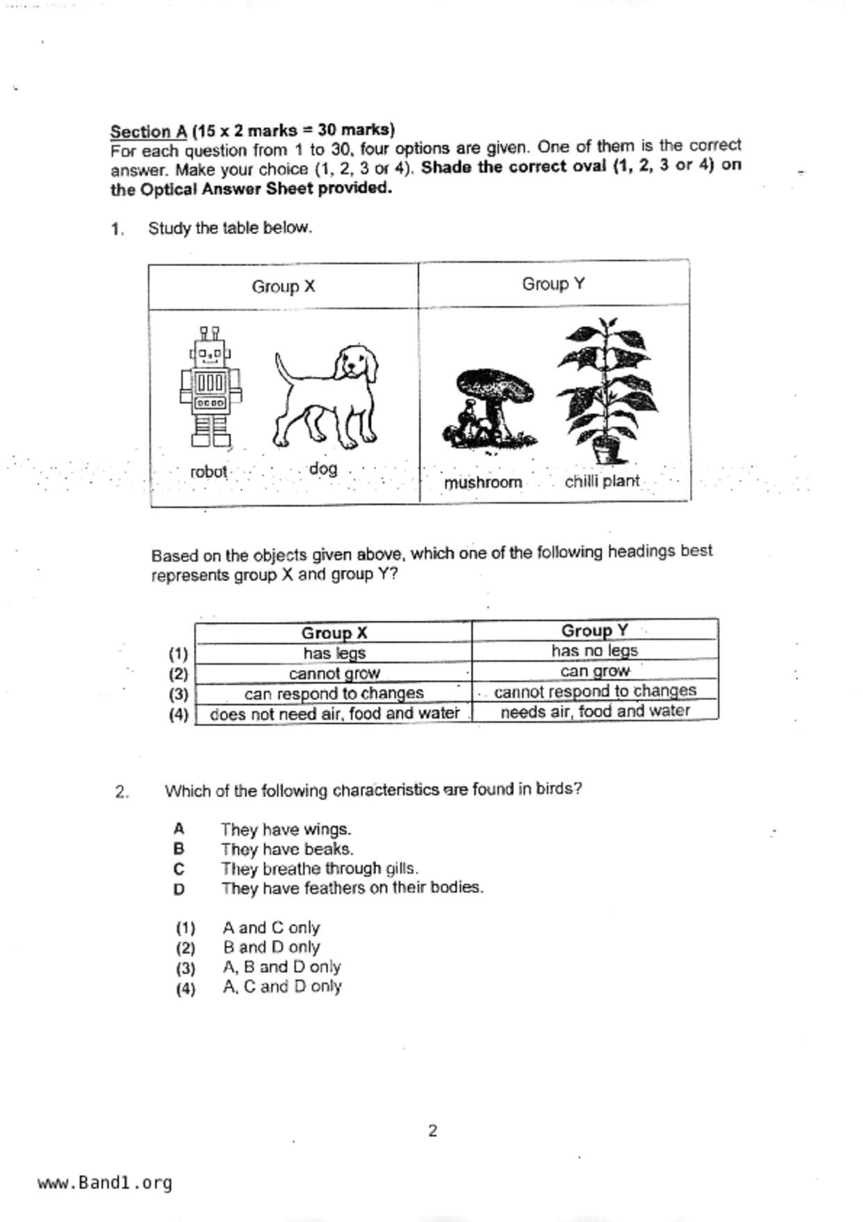 P3Science試卷
