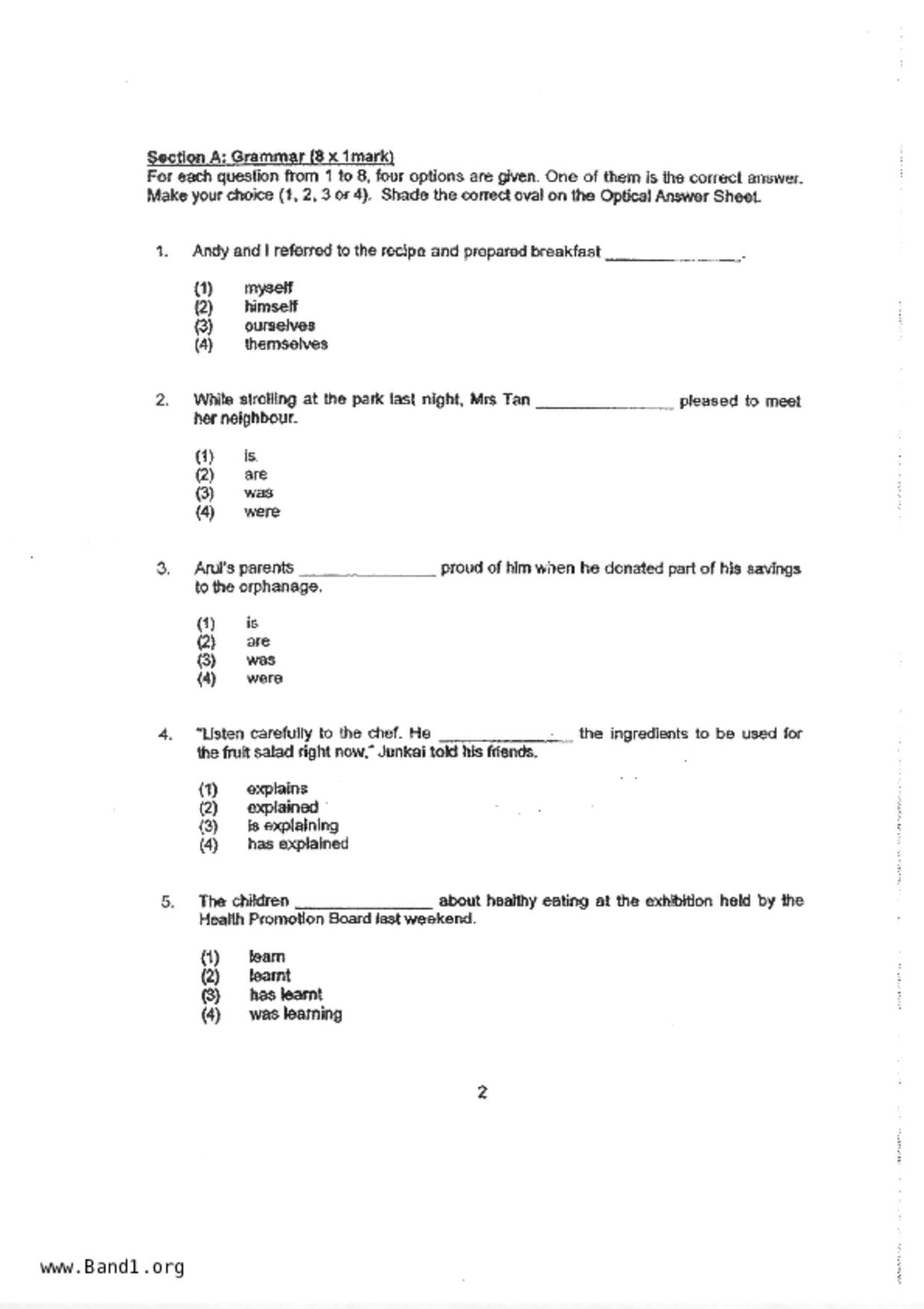 P4English試卷
